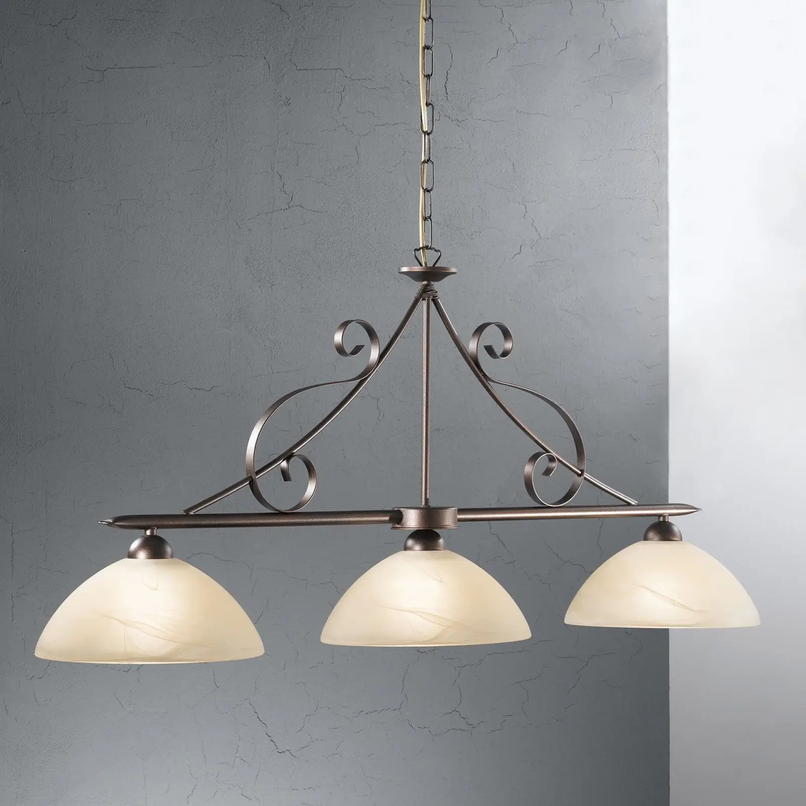 Luster ELLA, 3 svetla, antik