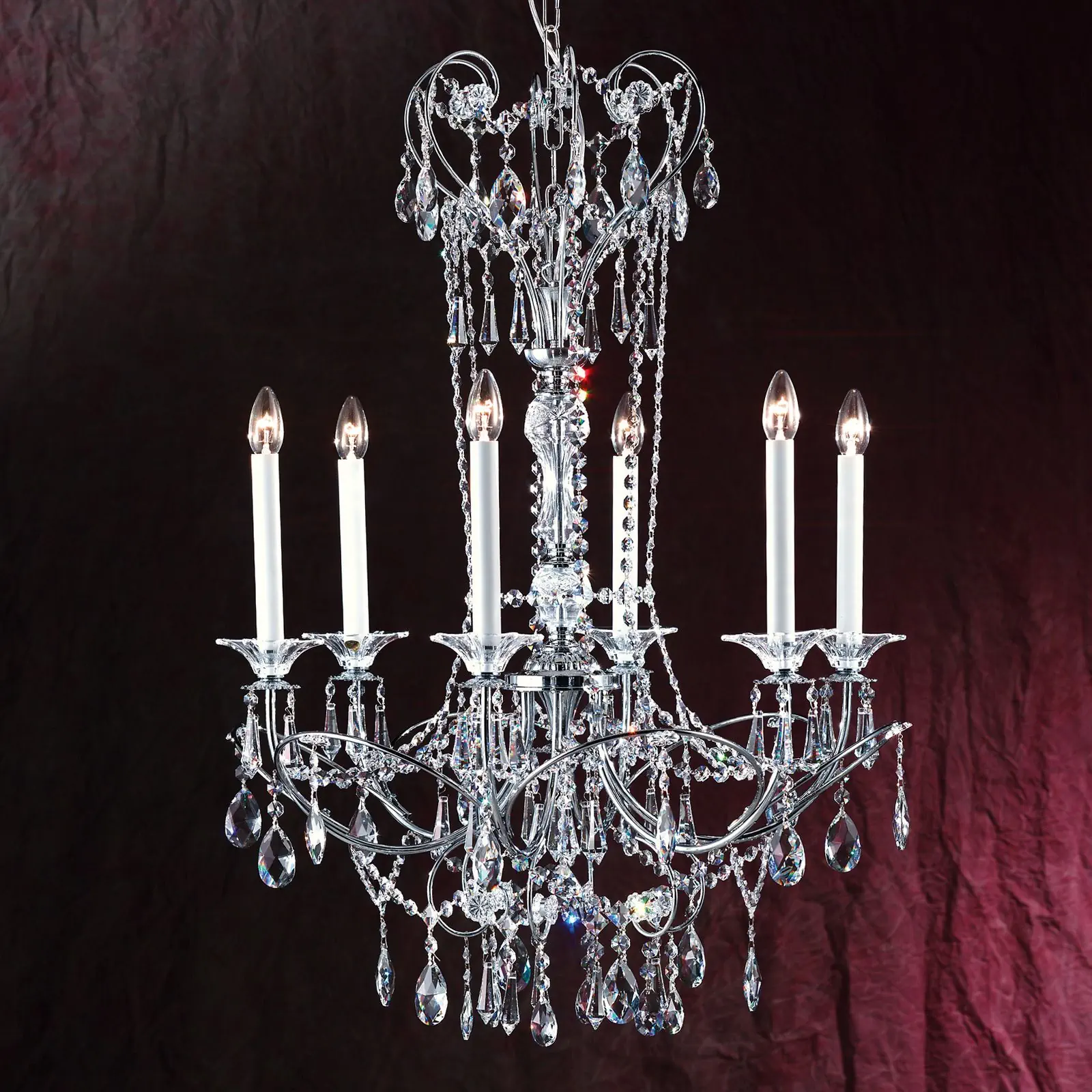 Luster KATHARINA, 6 izvora svetla, hrom, 75cm