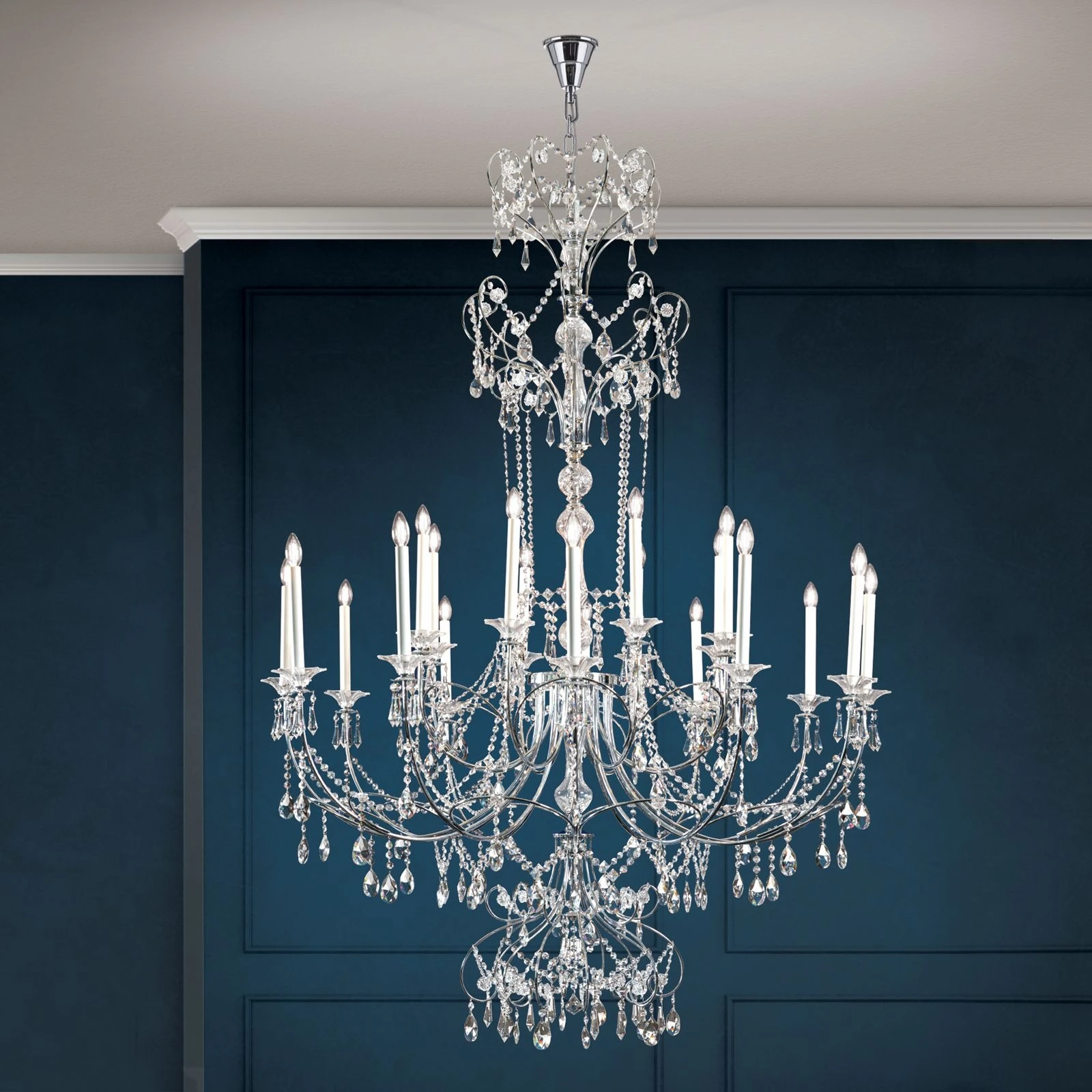 Luster KATHARINA, 20 izvora svetla, hrom