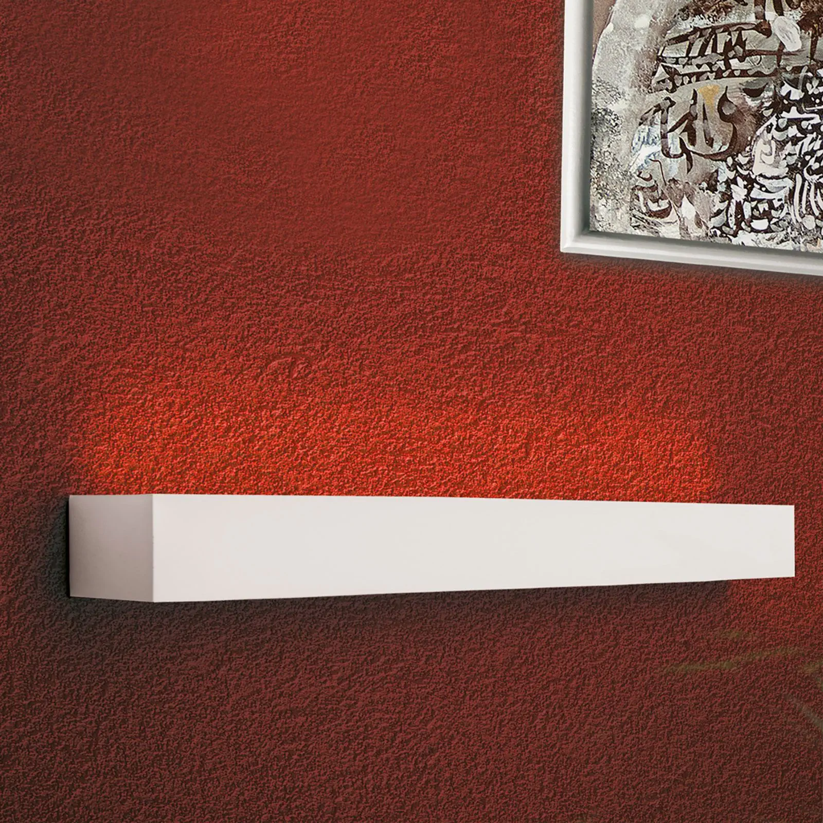Zidna lampa LINEAR, bela, 65cm