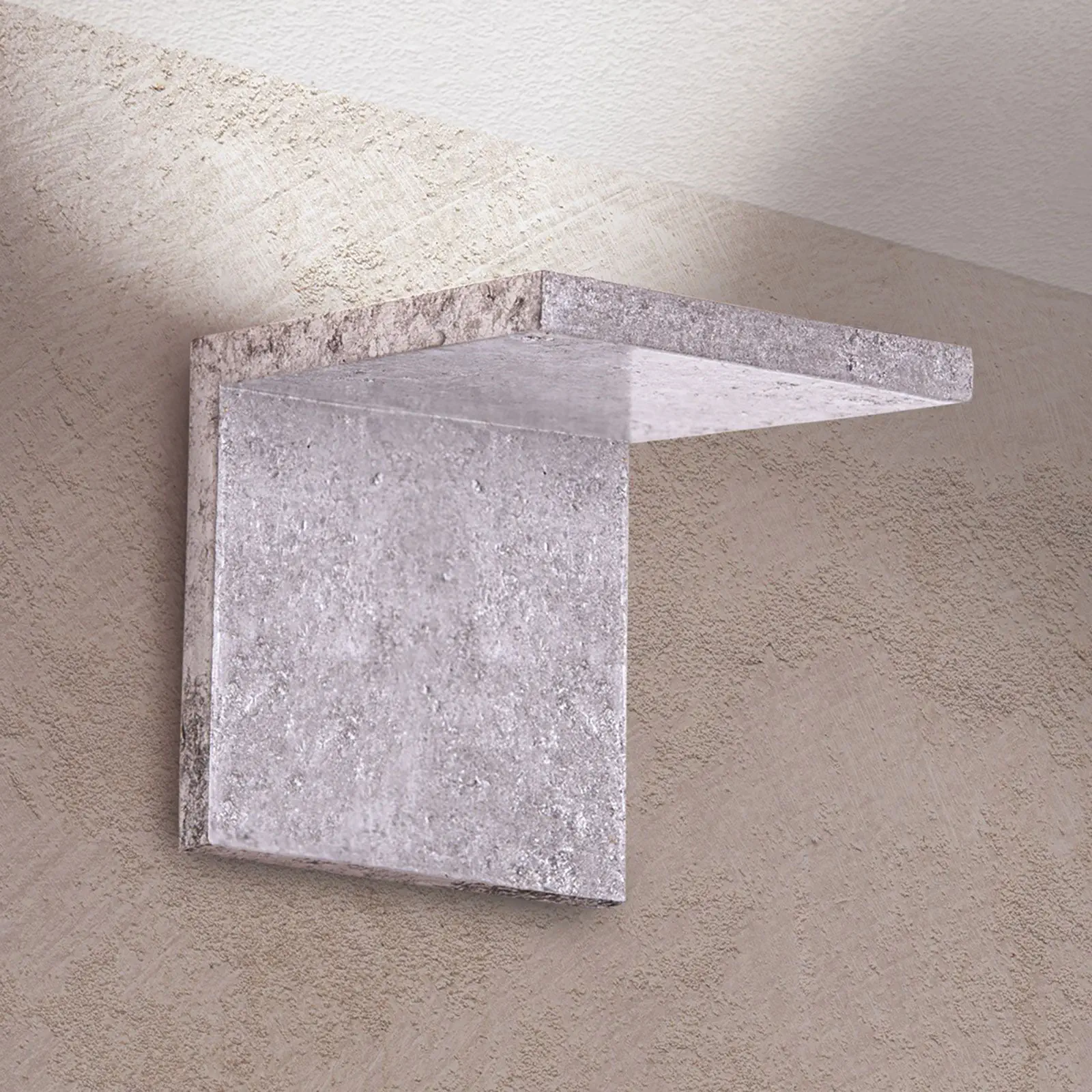 Zidna lampa NADA, sa jednim izvorom svetla, antik srebro