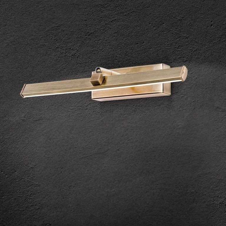 LED lampa za sliku PUBLIO, 30 cm, antik mesing