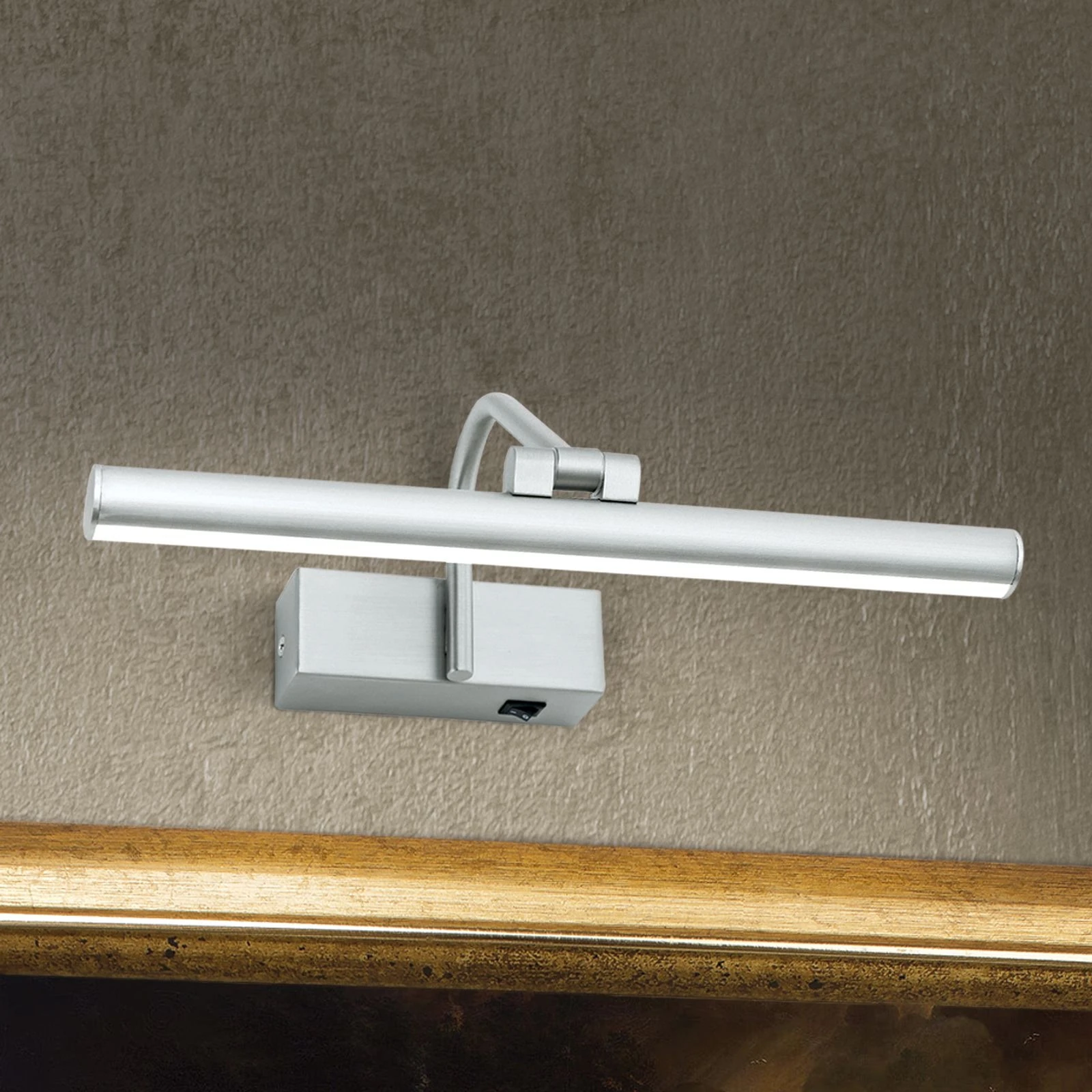 LED lampa za sliku PORTRAIT, 6 W, saten hrom