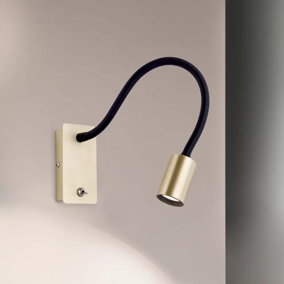 LED zidna lampa KURT, mat mesing