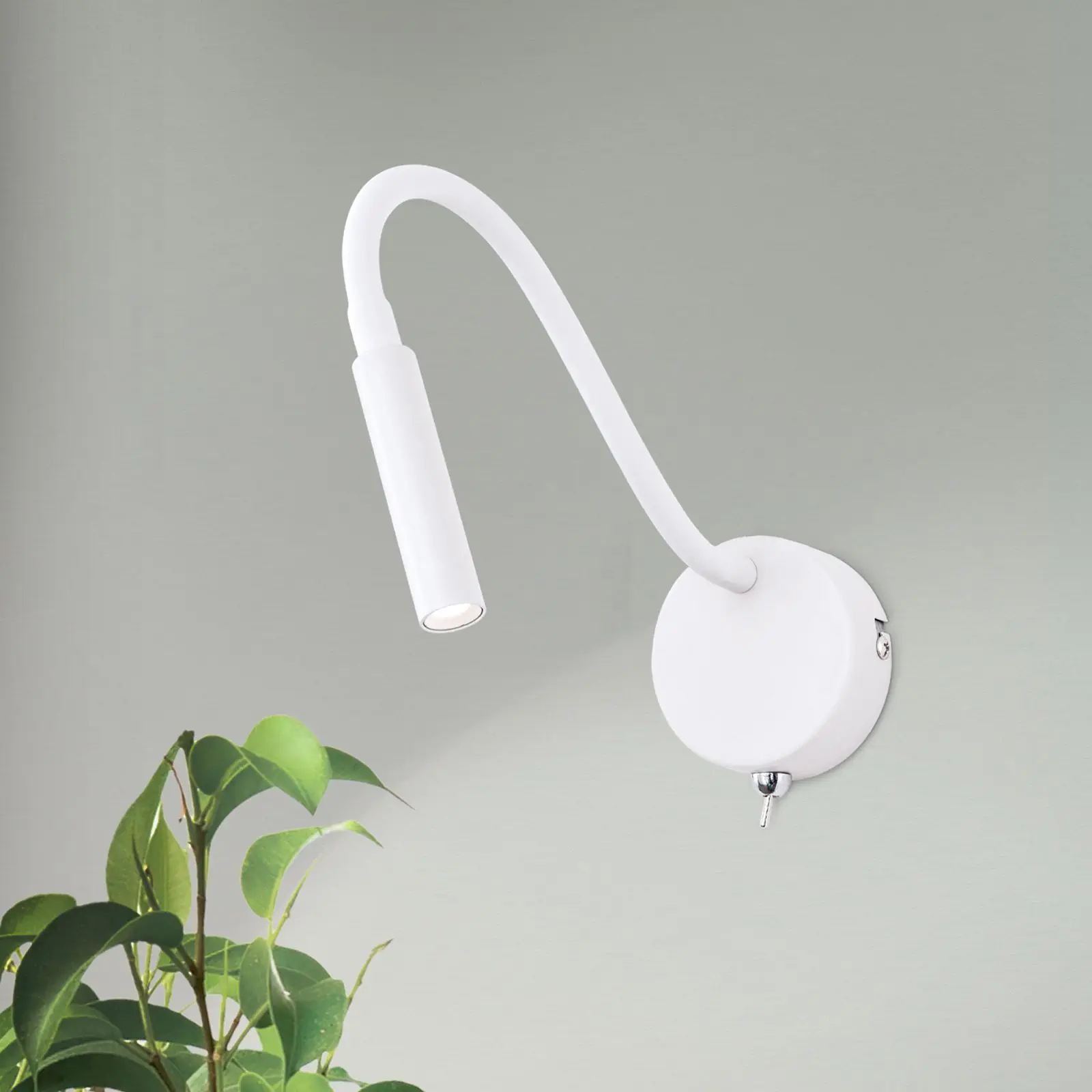 LED lampa za čitanje FLEXI, bela