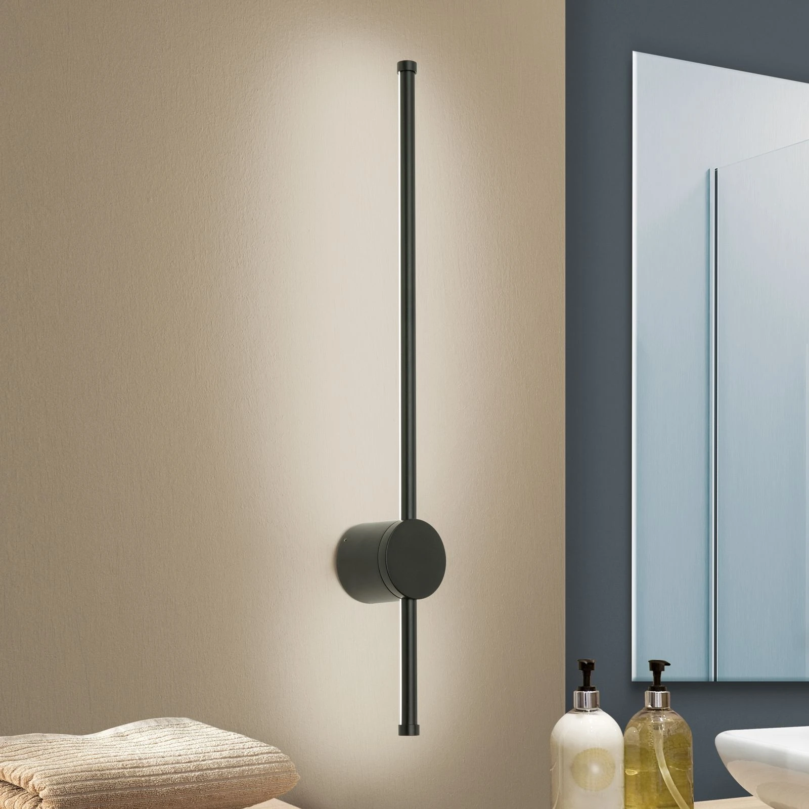 LED zidna lampa FERDINAND, crna