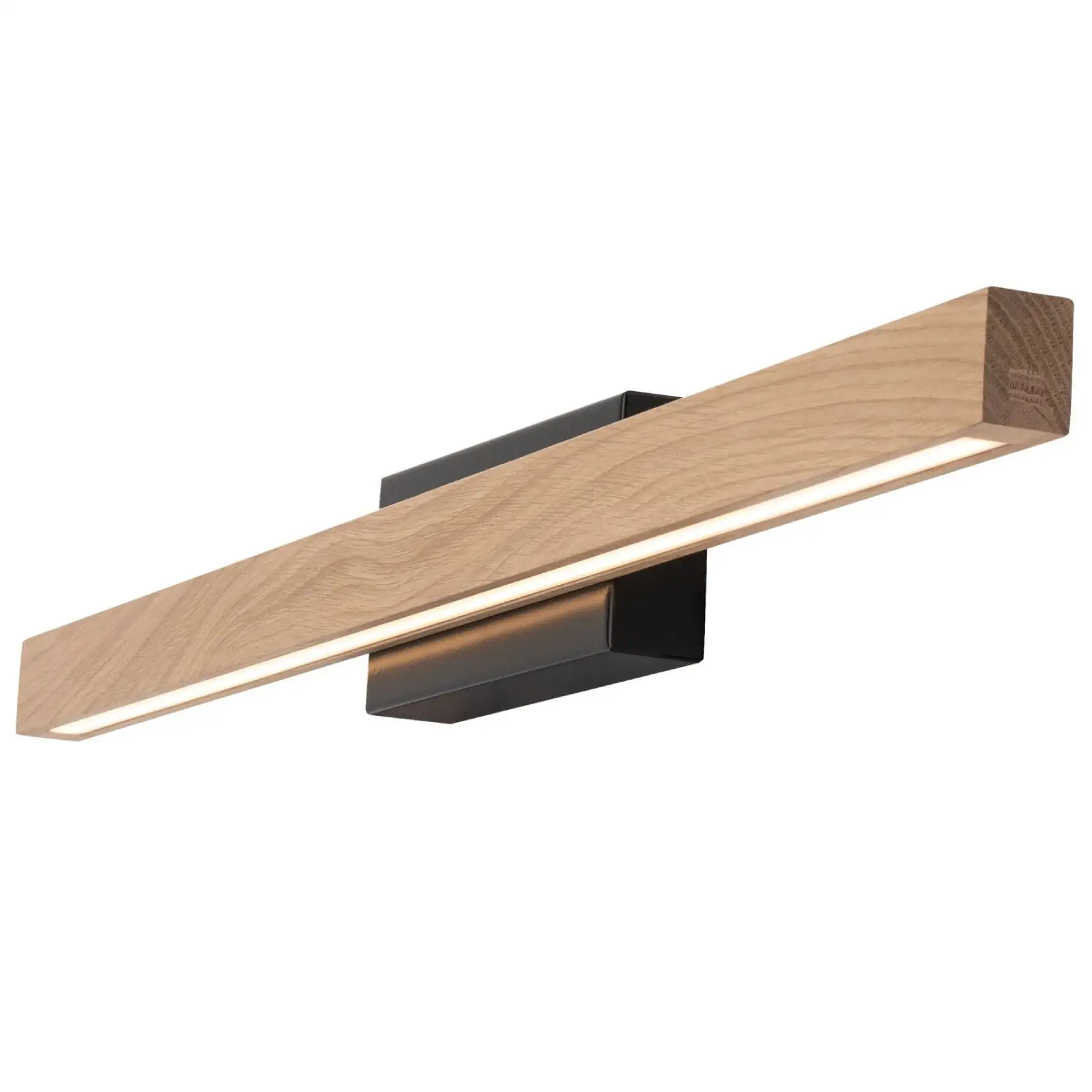 LED zidna lampa SONAS, oak/crna