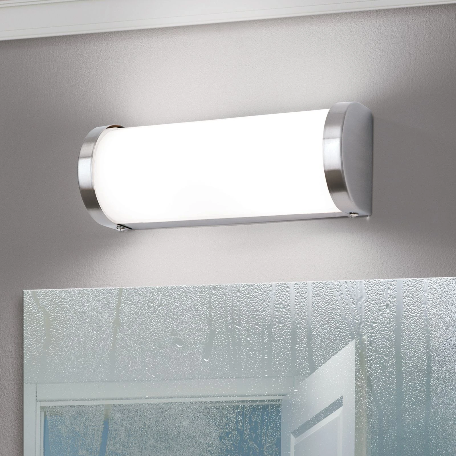 Lampa za ogledalo TEA, saten hrom, 25 cm