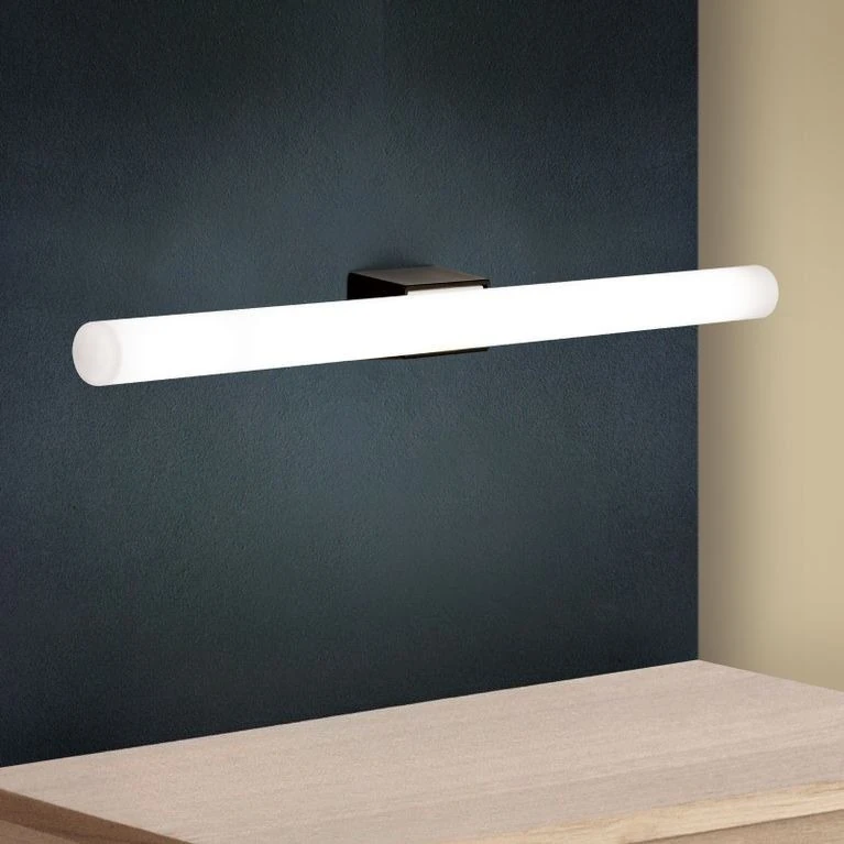 LED zidna lampa VISAGIST, crna