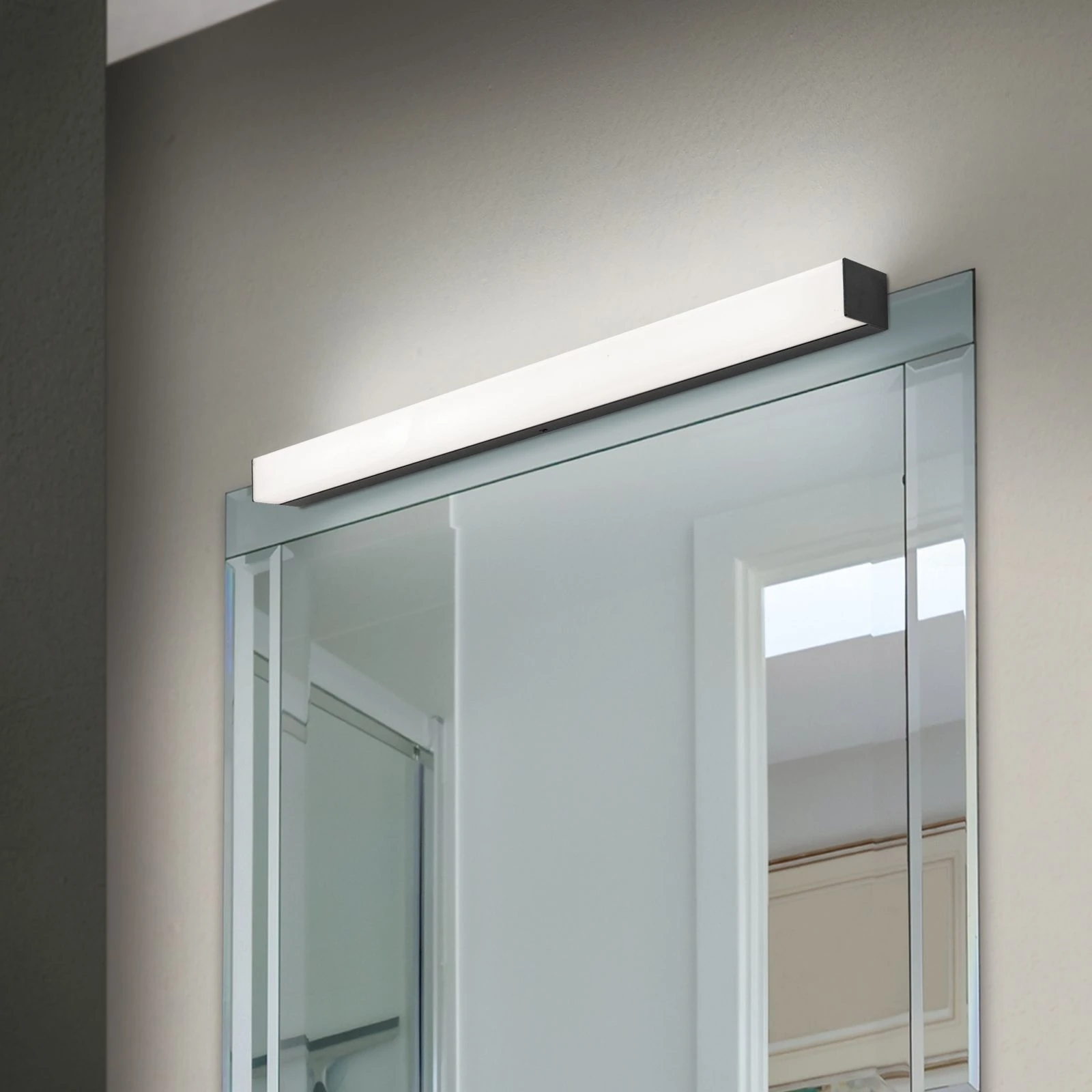 LED lampa za ogledalo HORIZON, 60 cm, crna