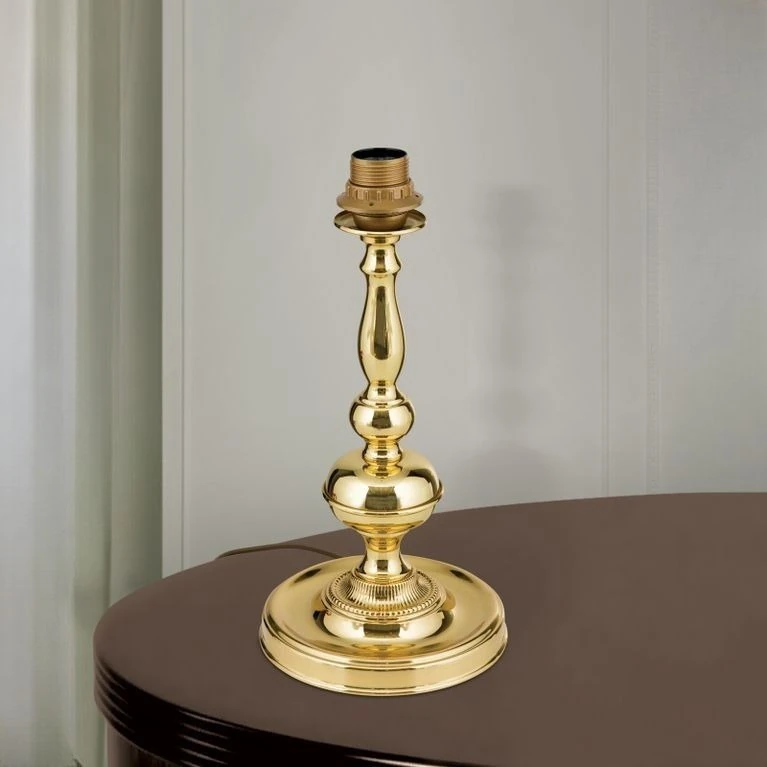 Postolje za stonu lampu FLÄMISCH, mesing, bez abažura, visina 39 cm