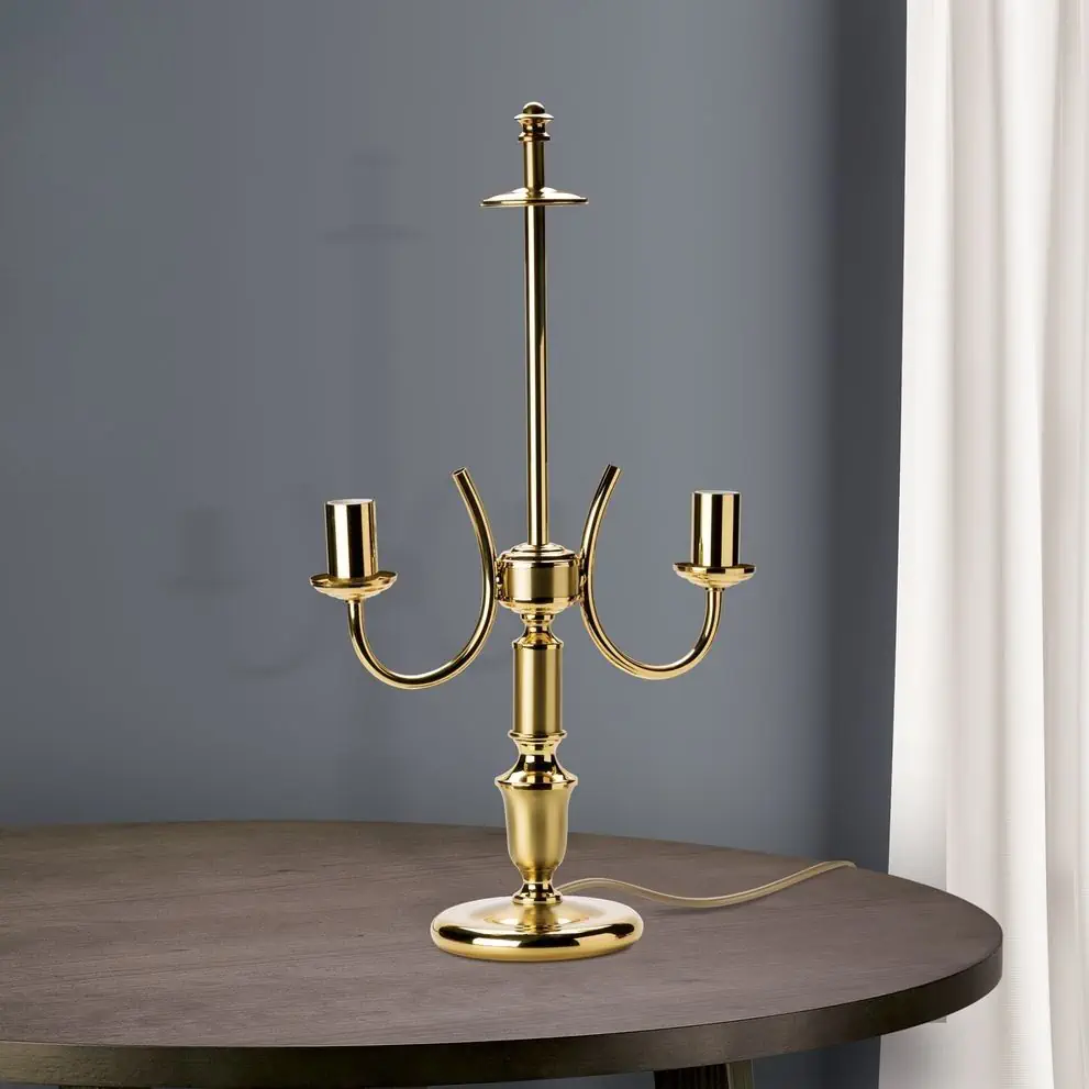 Postolje stone lampe, mat mesing, bez abažura, visina 45 cm