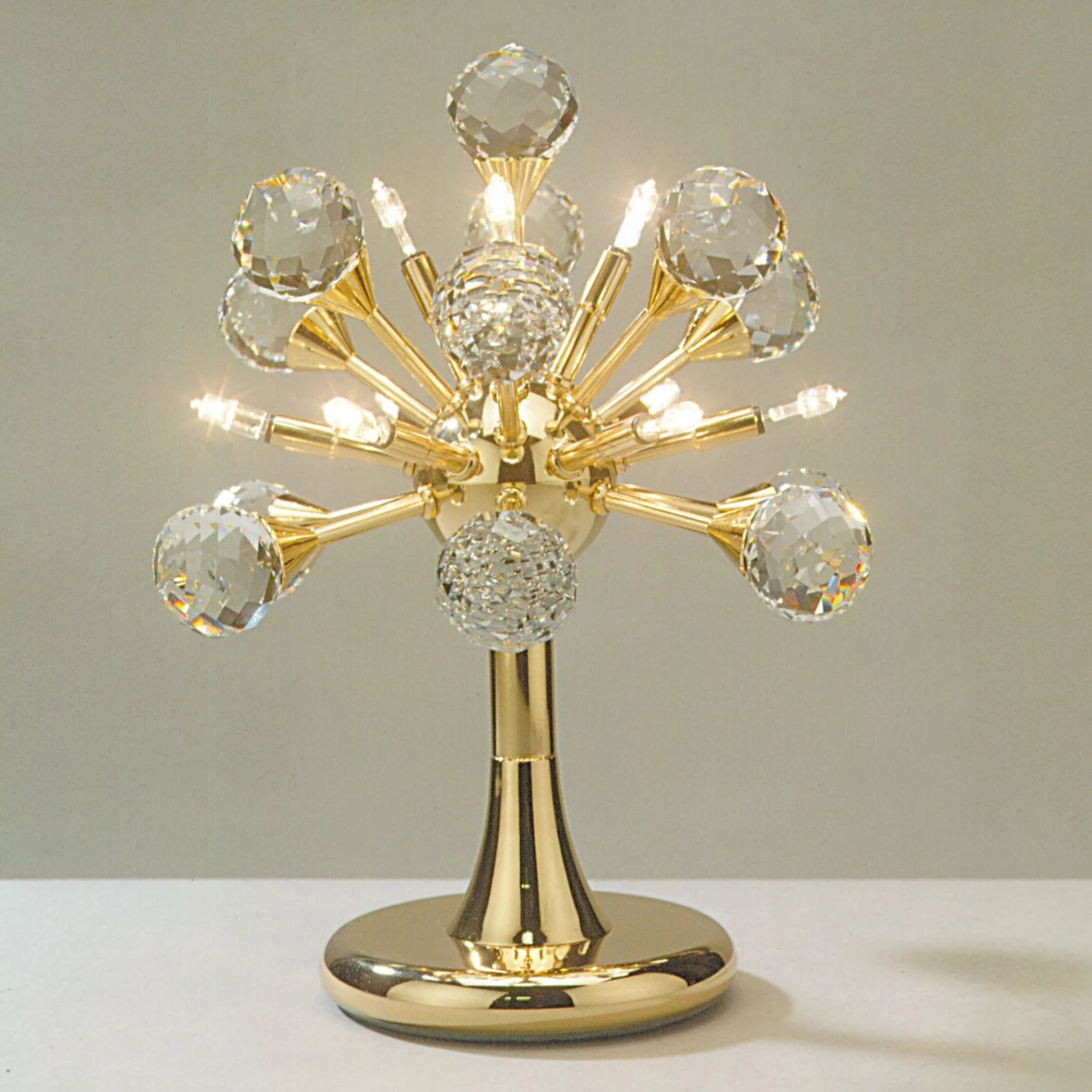 Stona lampa GALAXY, mala, 24-karatno pozlaćena