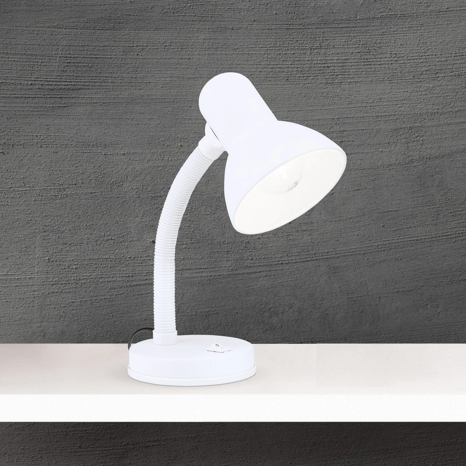 Stona lampa NEMO, bela