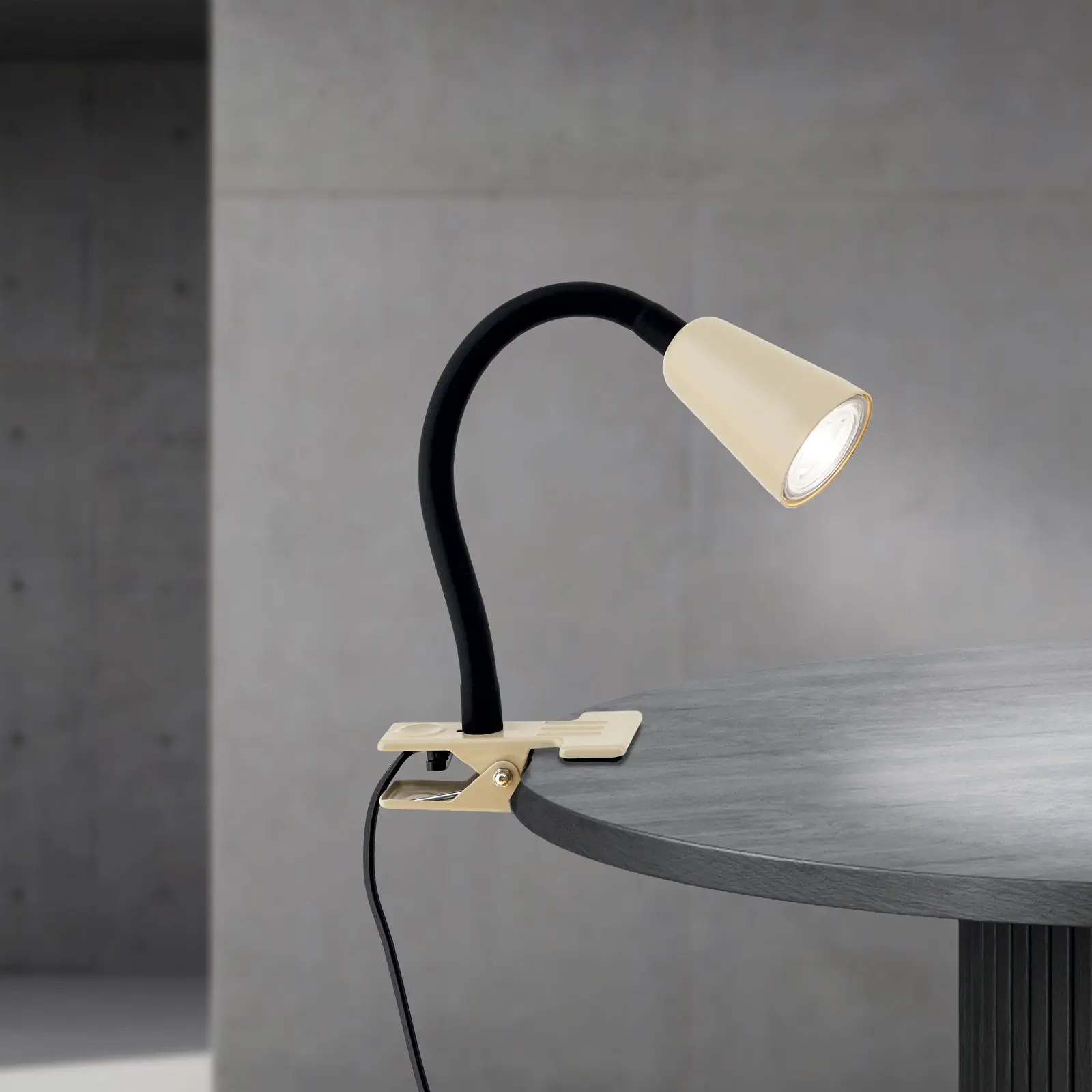 Lampa sa stezaljkom DOTTY, kaki