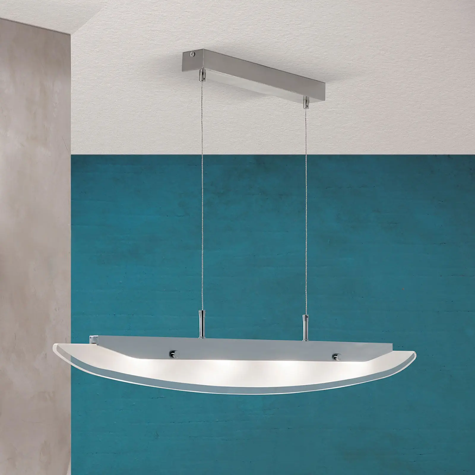 LED viseća lampa SWORD, saten