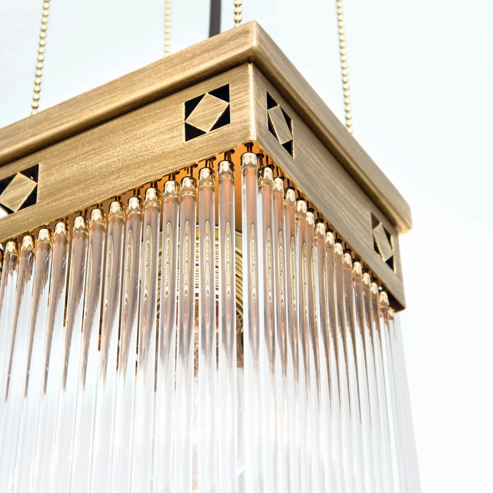 Viseća lampa ART QUATRO, 1 izvor svetla, antik bronza - 2