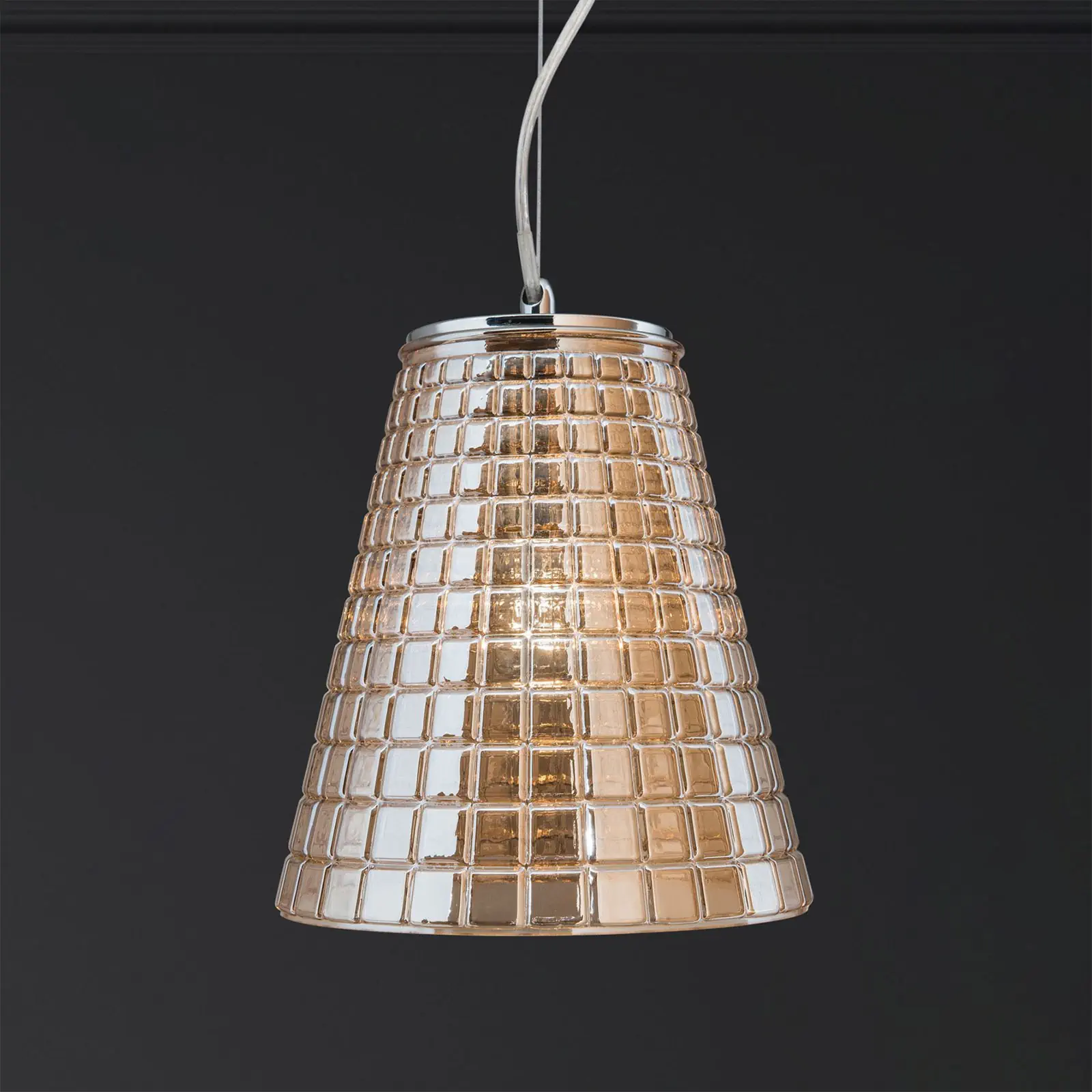 Viseća lampa DINO, ćilibar