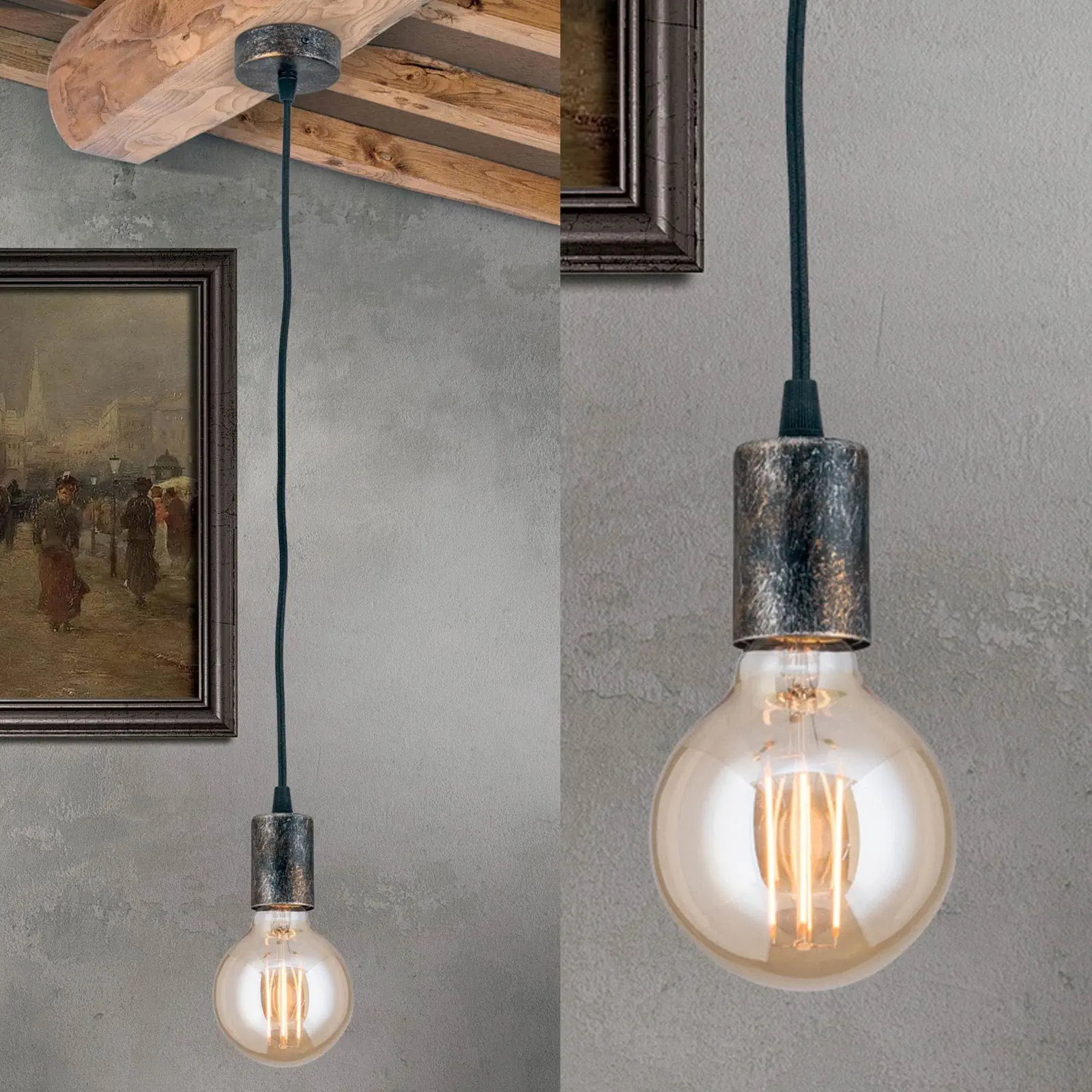 Viseća lampa RETRO, vintage