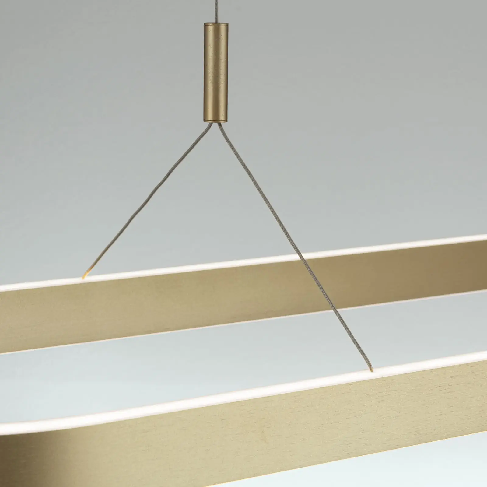 LED viseća lampa CARRARA, 120 cm, mat zlatna - 5