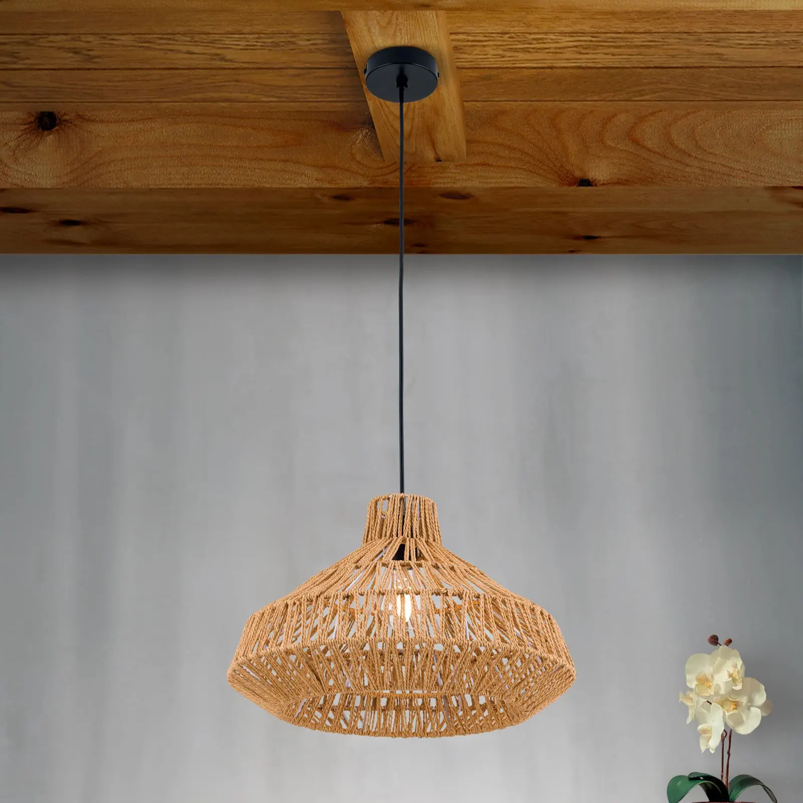 Viseća lampa BASKET, natur