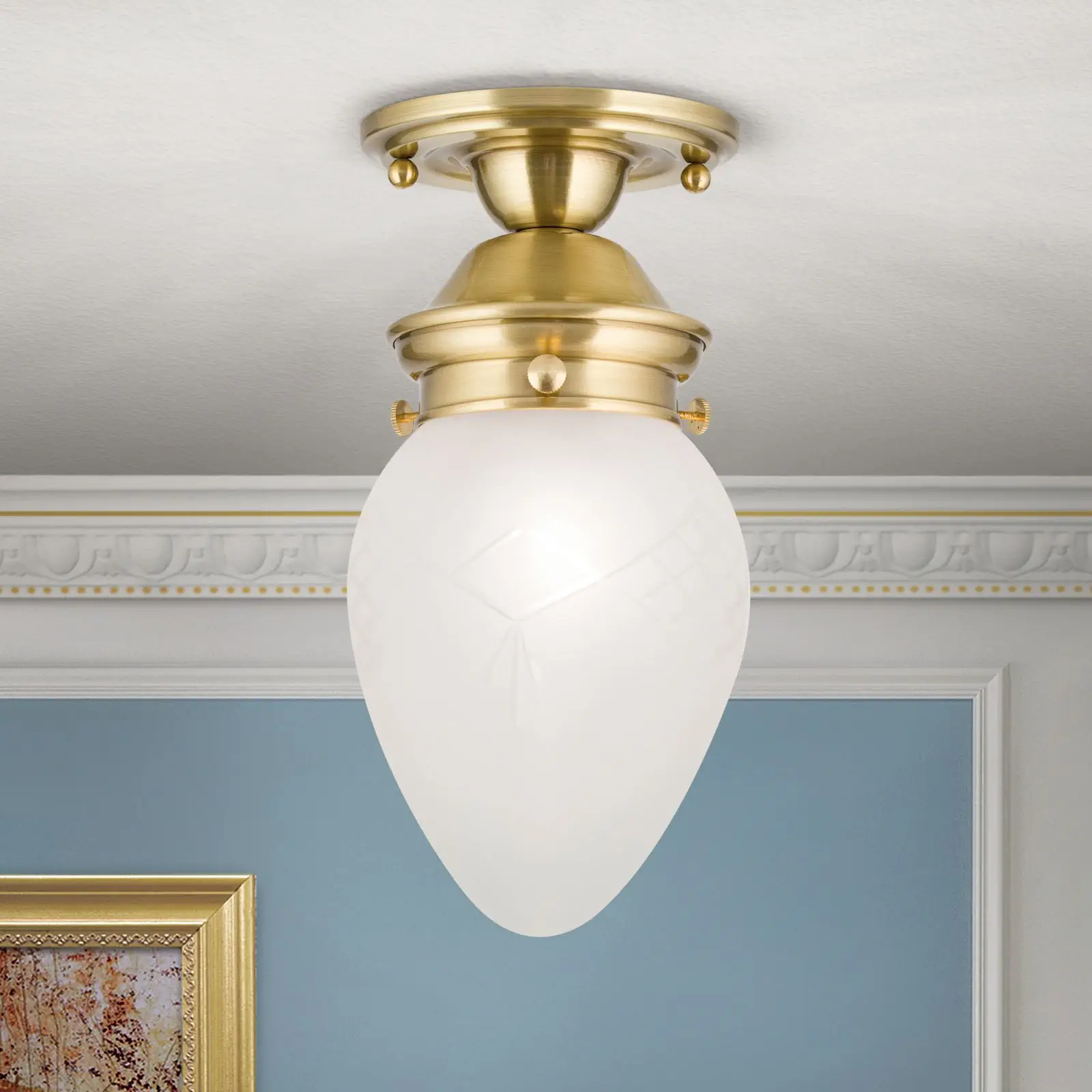 Plafonska lampa BUDAPEST, bronza, sa 1 izvorom svetla, Ø 15 cm