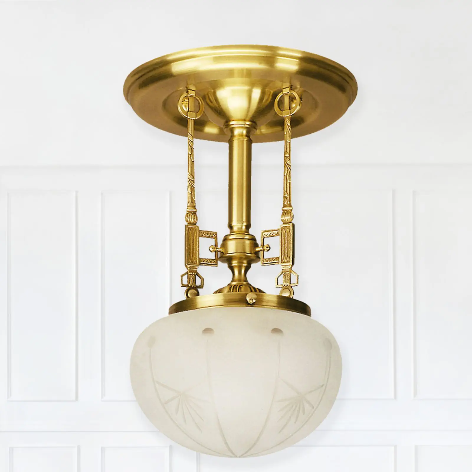 Plafonski luster BUDAPEST, sa 1 izvorom svetla, bronza