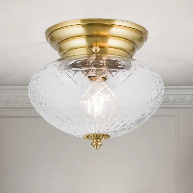 Plafonska lampa ADELE, bronza, Ø 25 cm