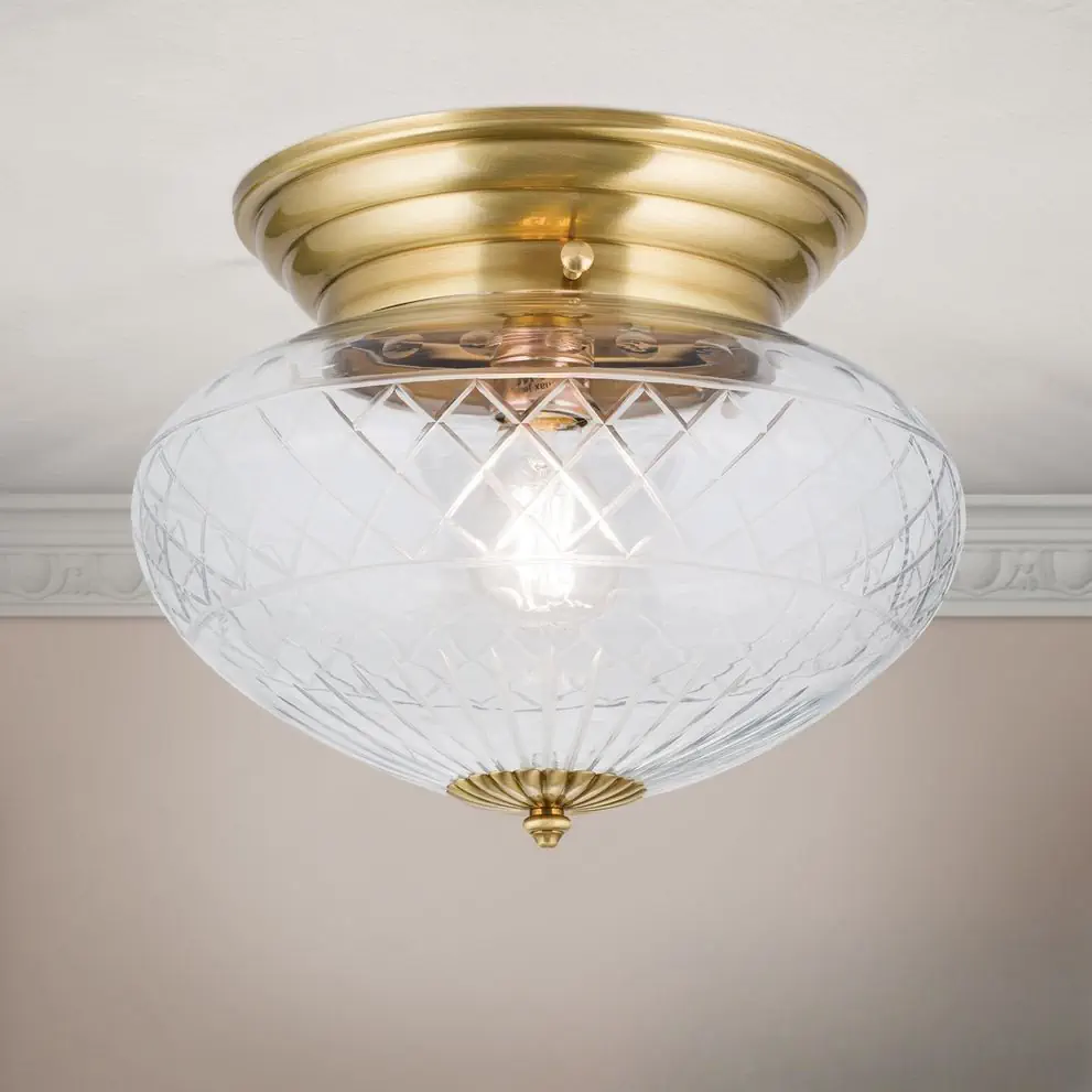 Plafonska lampa ADELE, bronza, Ø 31 cm