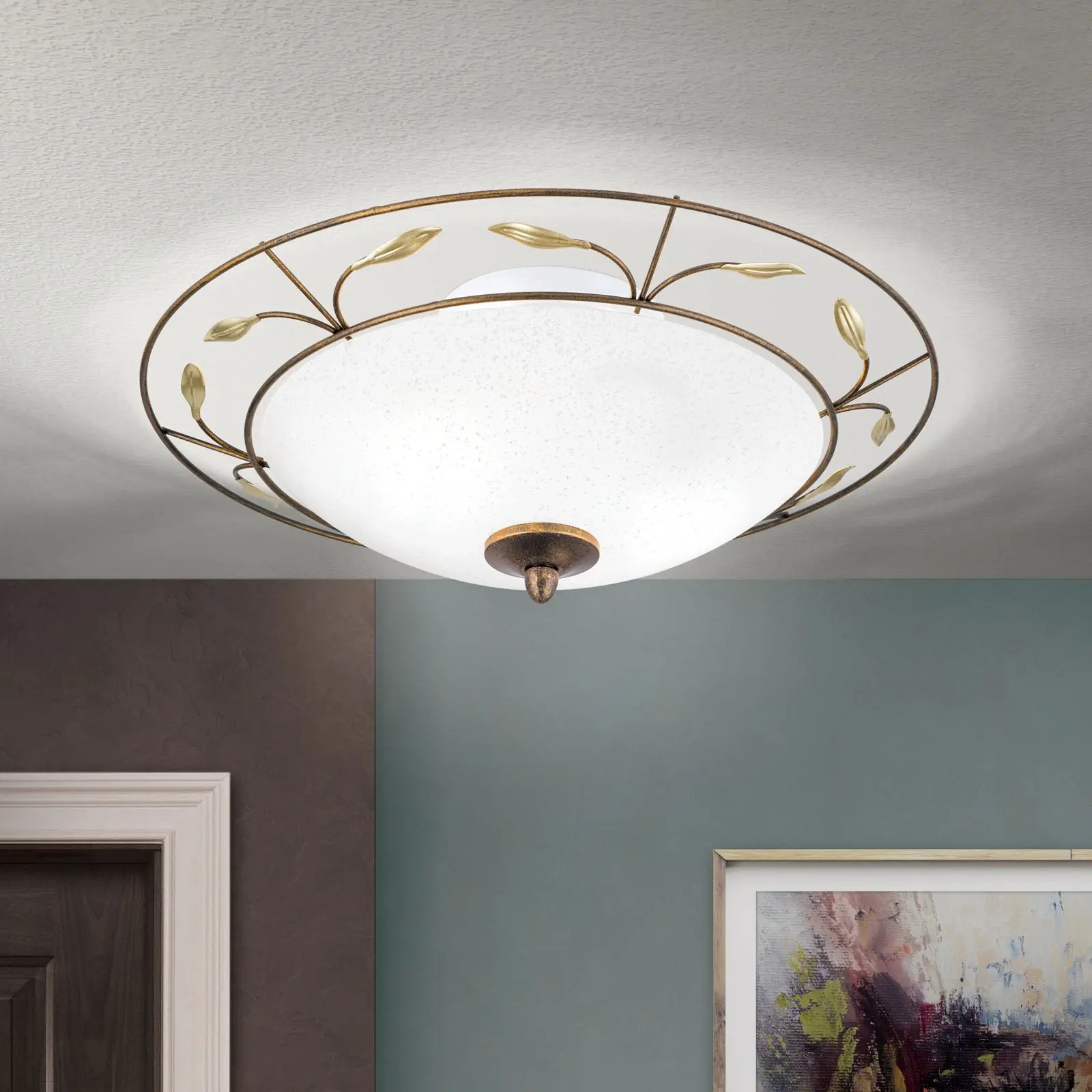 Plafonska lampa LUCA, antik