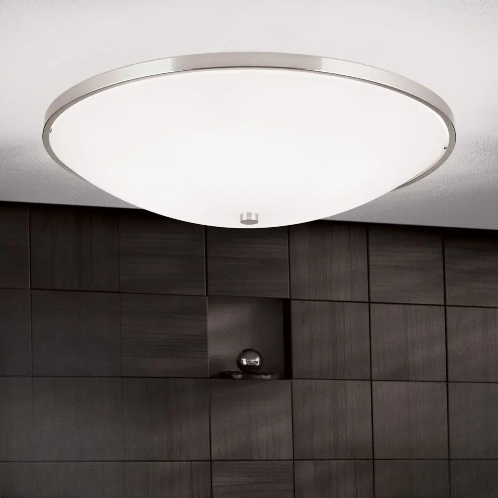 Plafonska lampa AIDA, saten, Ø 56 cm