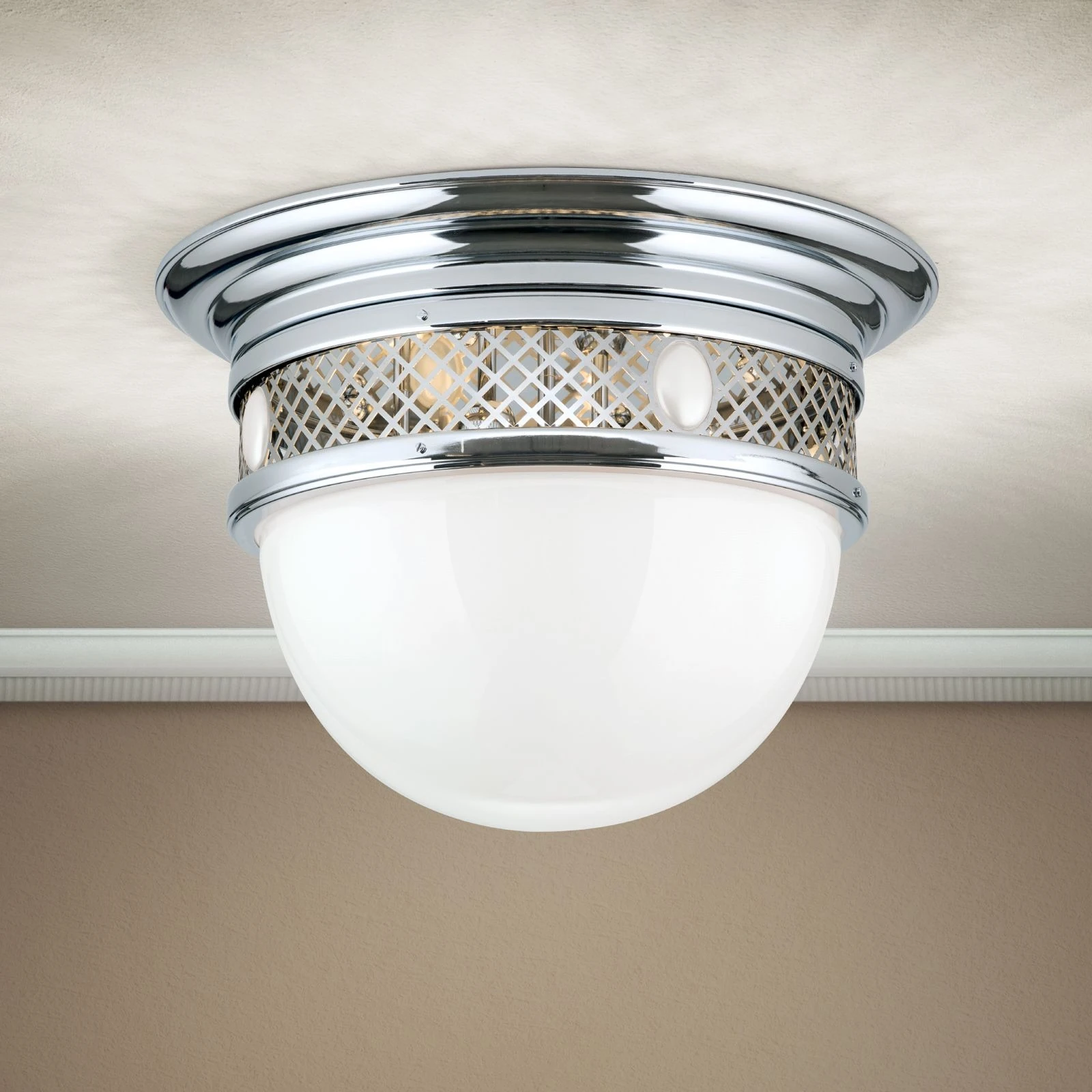 Plafonska lampa ALT WIEN, nikl, 57 cm