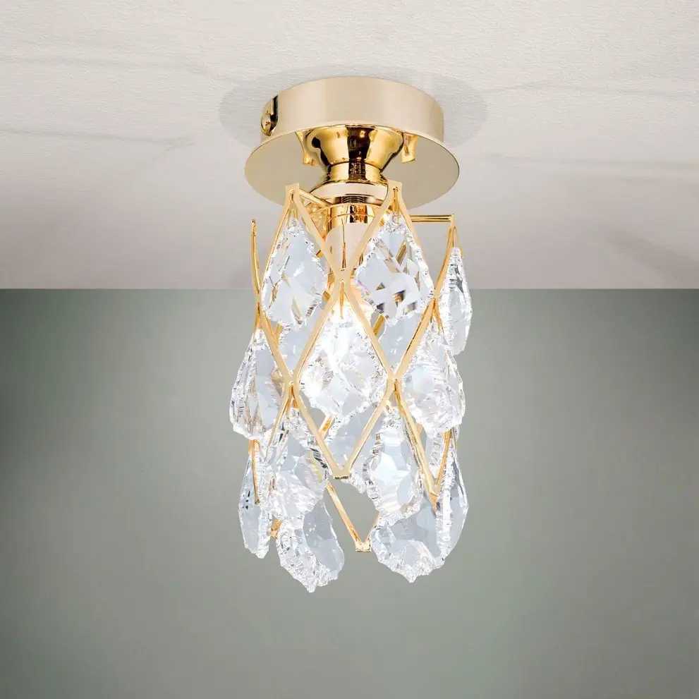 Plafonska lampa RITA, zlato