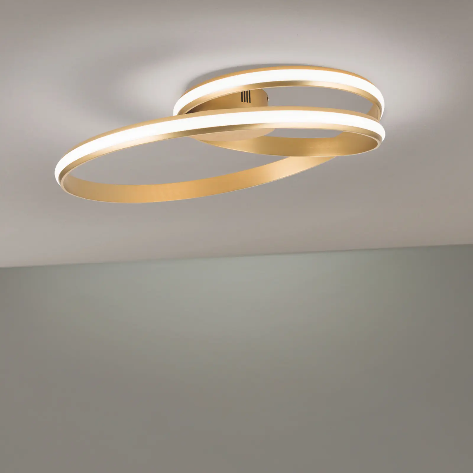 LED plafonska lampa CIRCUS, mat mesing