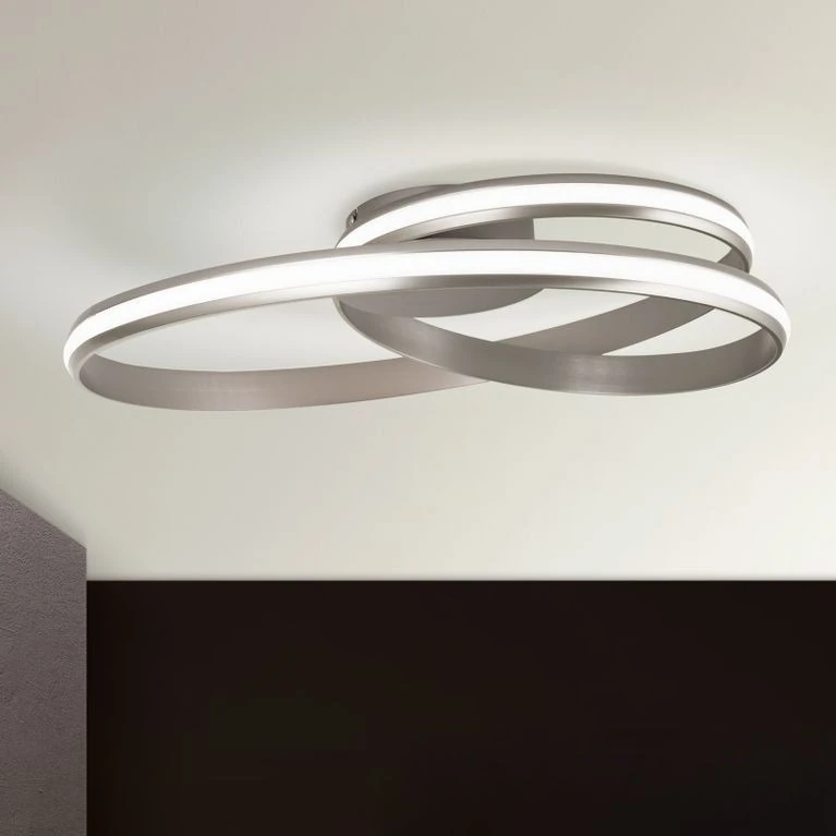 LED plafonska lampa CIRCUS, saten