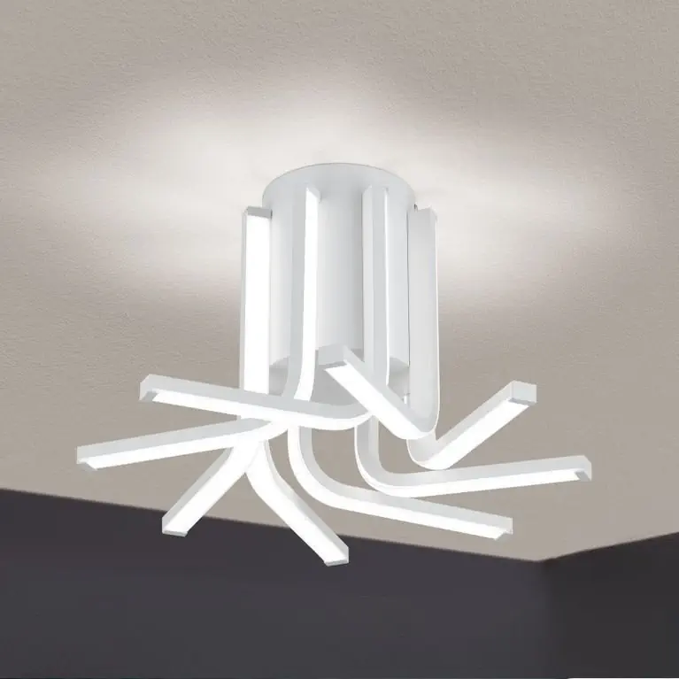 LED plafonska lampa VENTI, bela