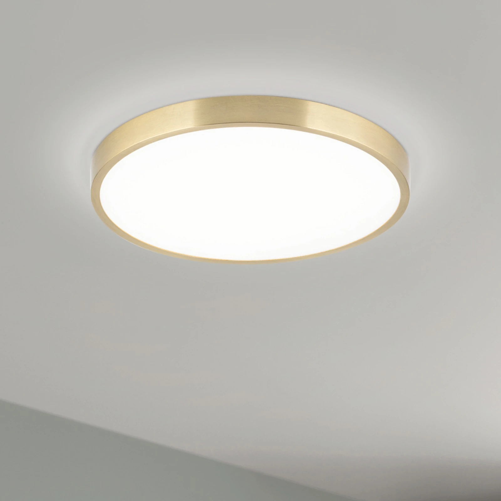 LED plafonska lampa BULLY, Ø 28 cm, patina