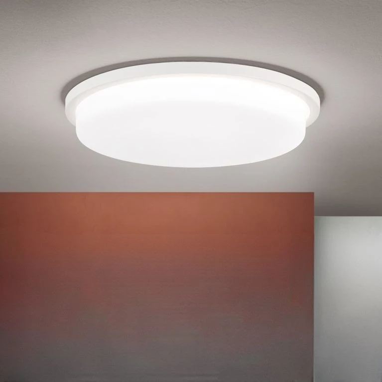 LED plafonska lampa LEROX, bela, Ø 40 cm