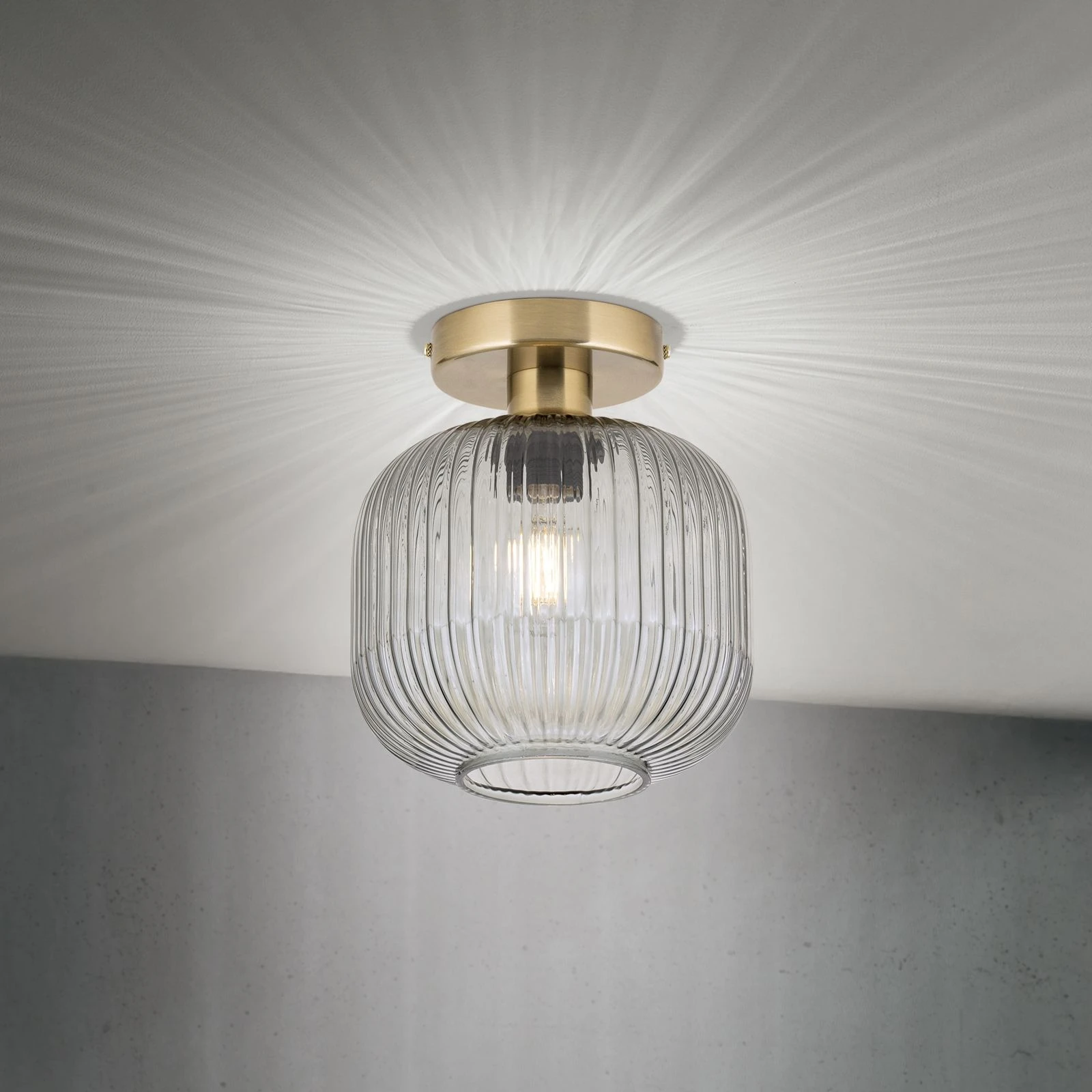 Plafonska lampa CARNEVAL, dimljena