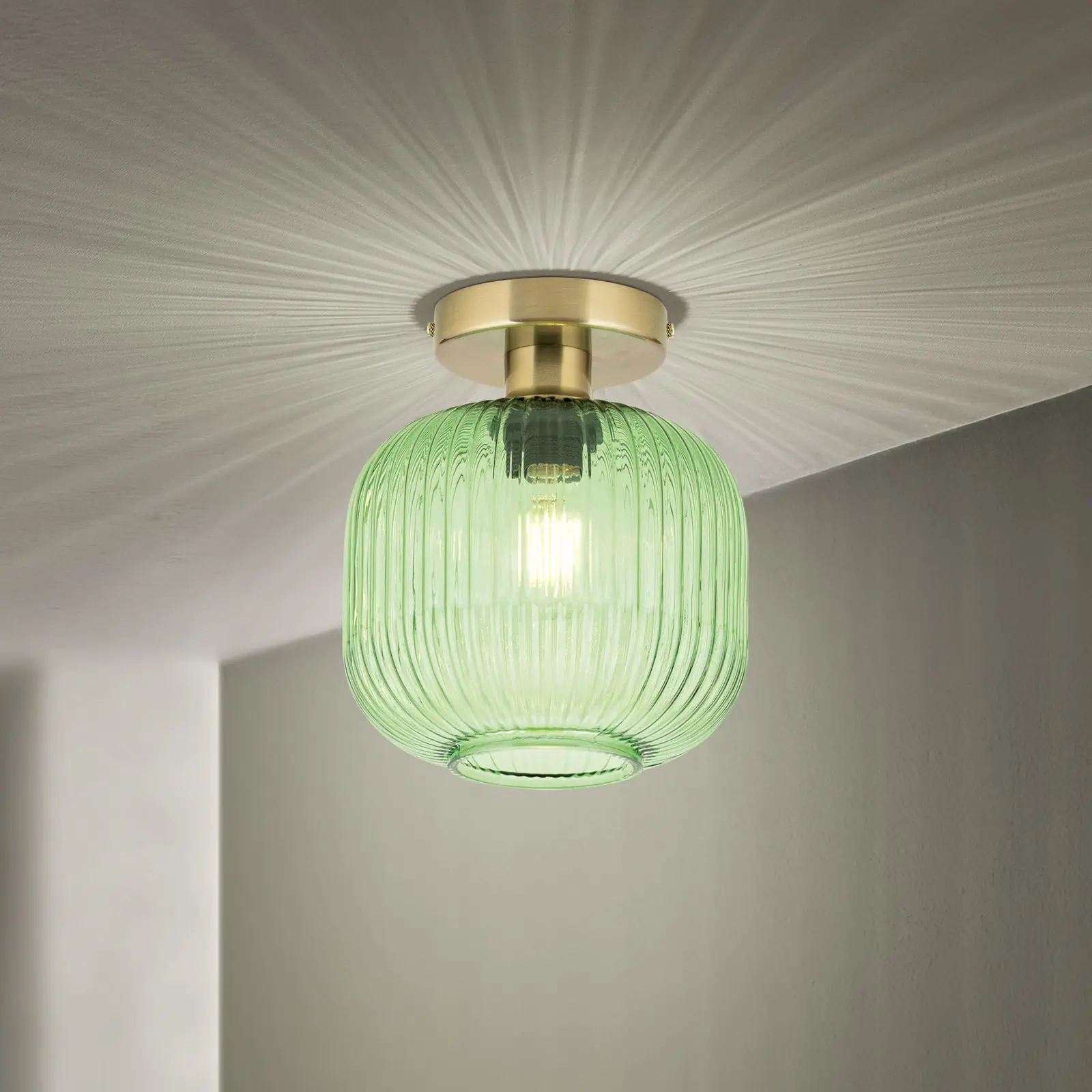 Plafonska lampa CARNEVAL, zelena