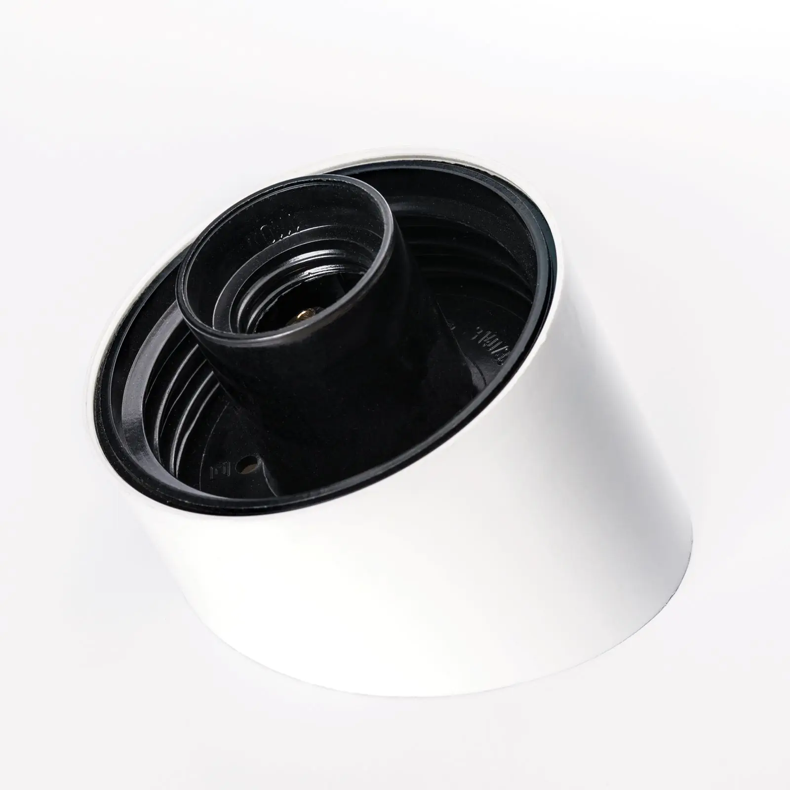 Zidna lampa bez stakla E27, 40 W, bela