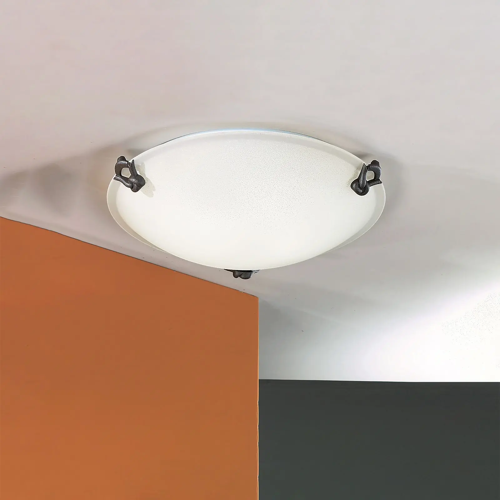 Plafonska lampa ABELE, antik, Ø 40 cm