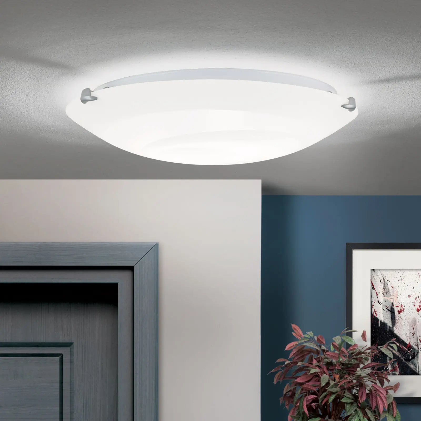 Plafonska lampa ADA, hrom, Ø 40 cm