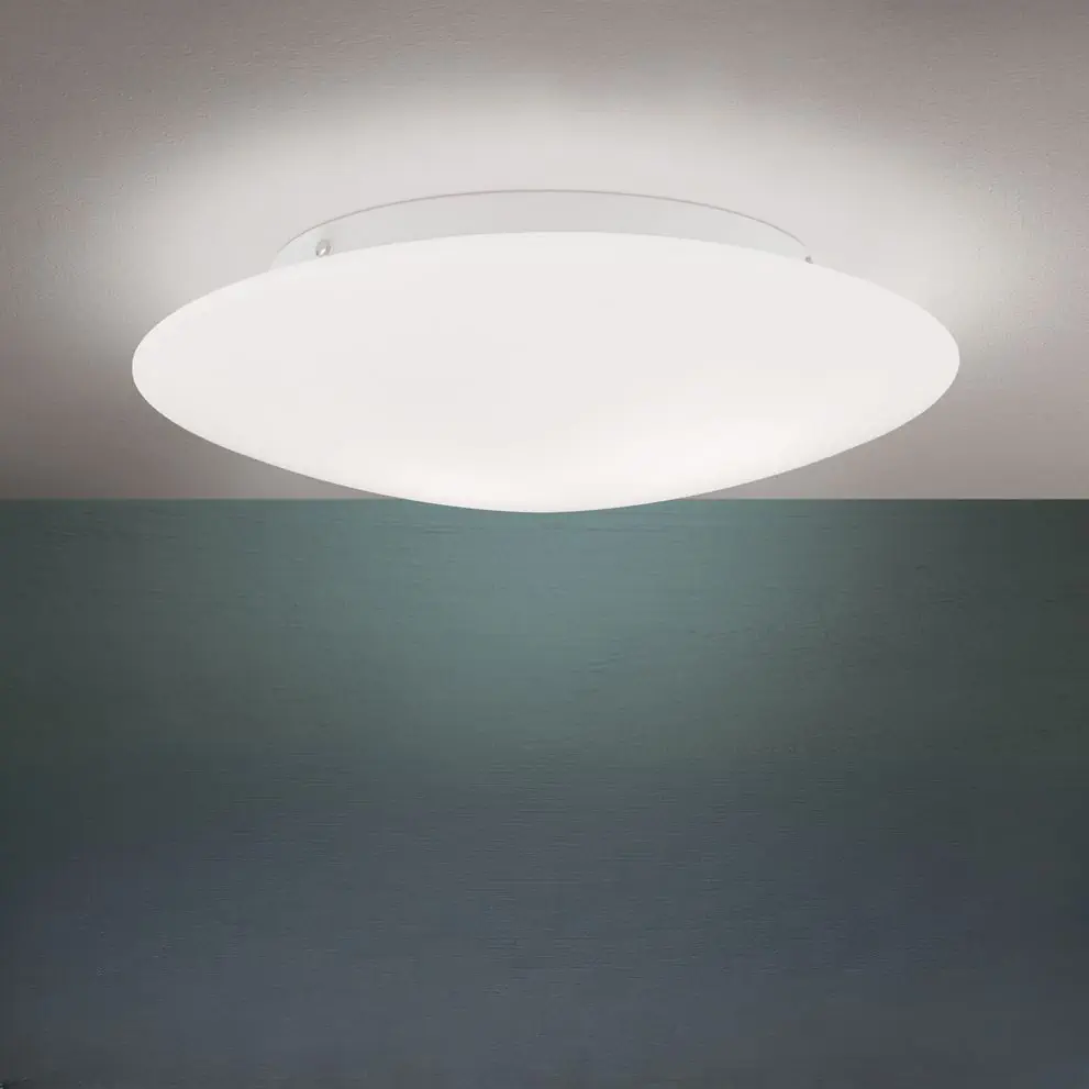 Plafonska lampa ALBA, opal, Ø 37 cm