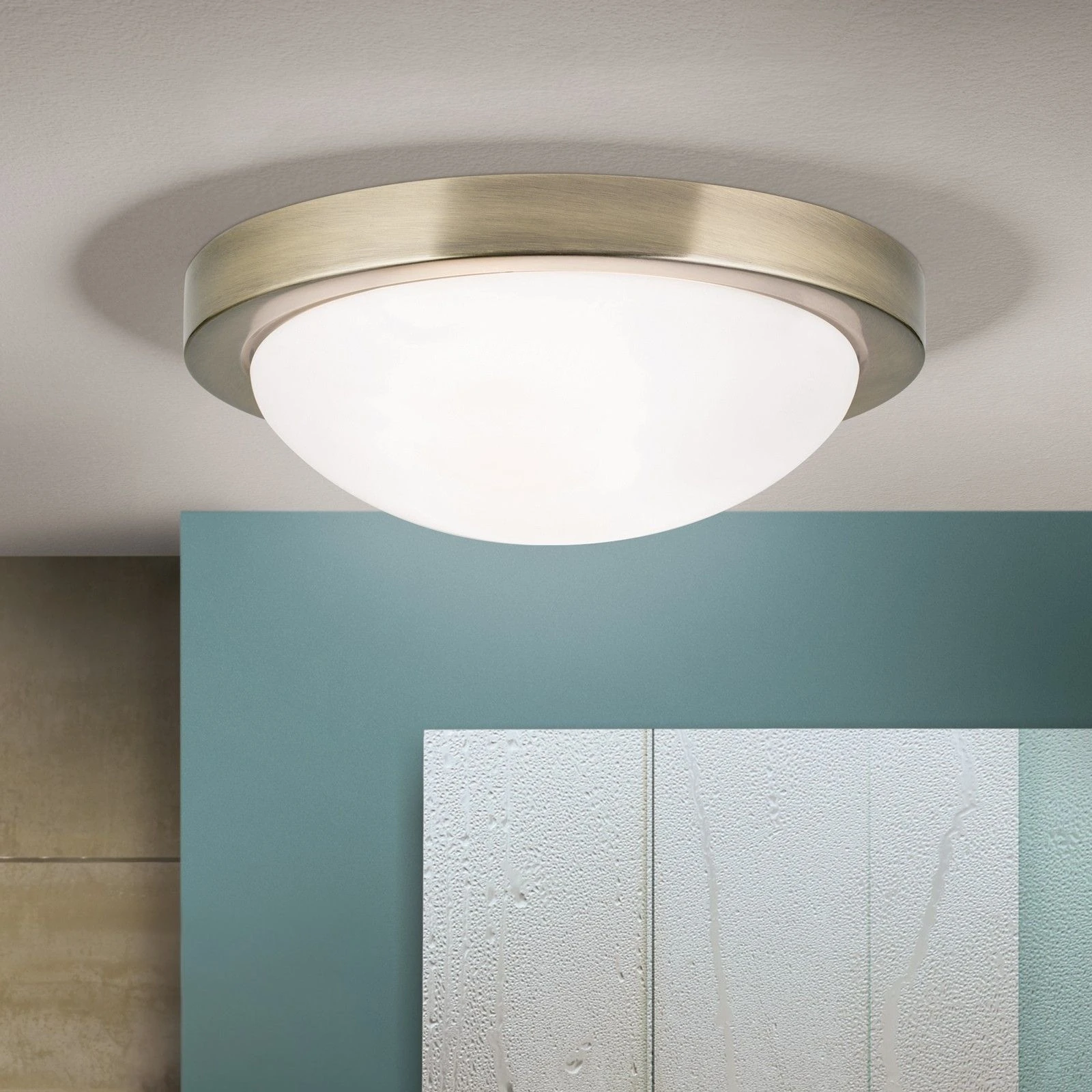 Plafonska lampa FATO, patina, Ø 32 cm