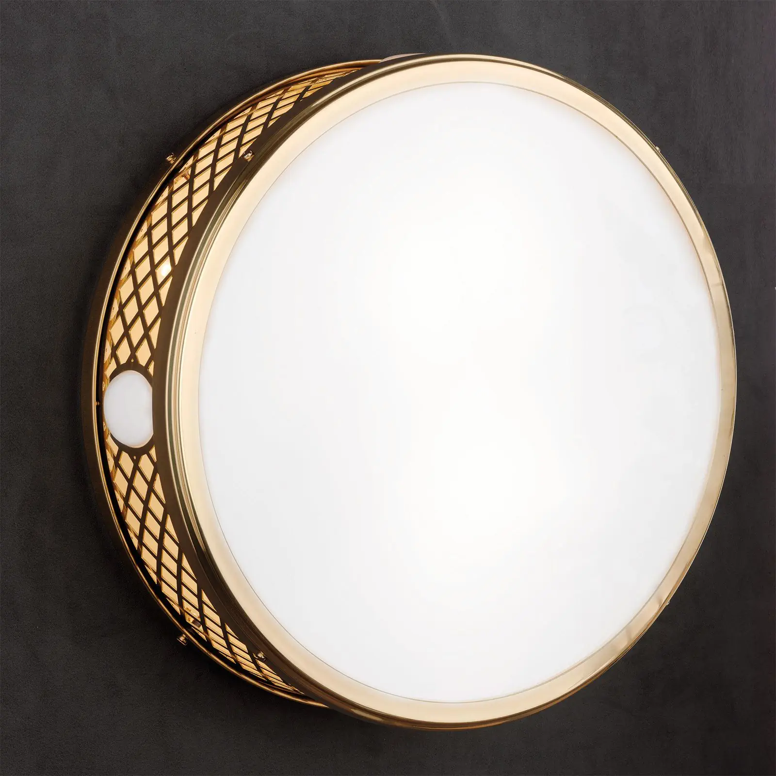 Okrugla plafonska lampa ALT WIEN, sjajni mesing, 40cm