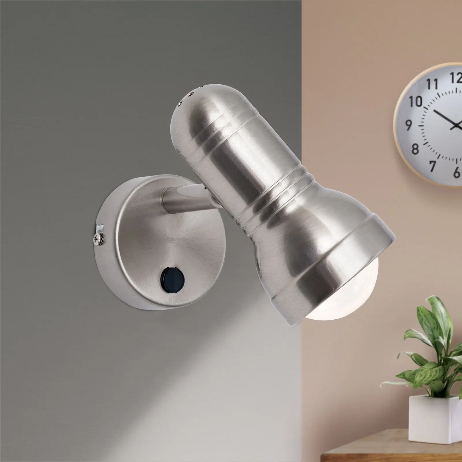 Spot lampa WILHELM, 1-izvor svetla, satinisana