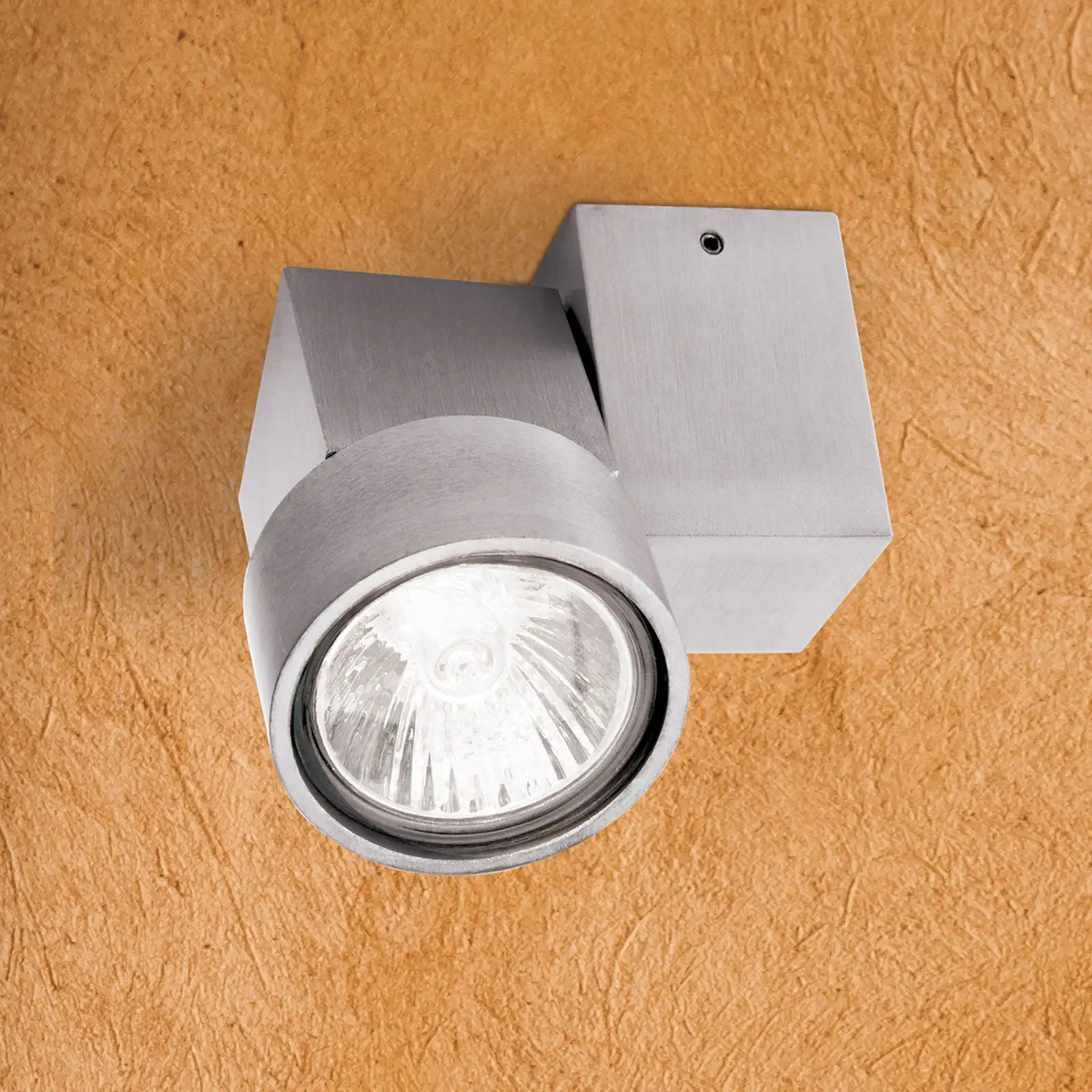 Spot lampa TECNO, 1-izvor svetla, aluminijum mat