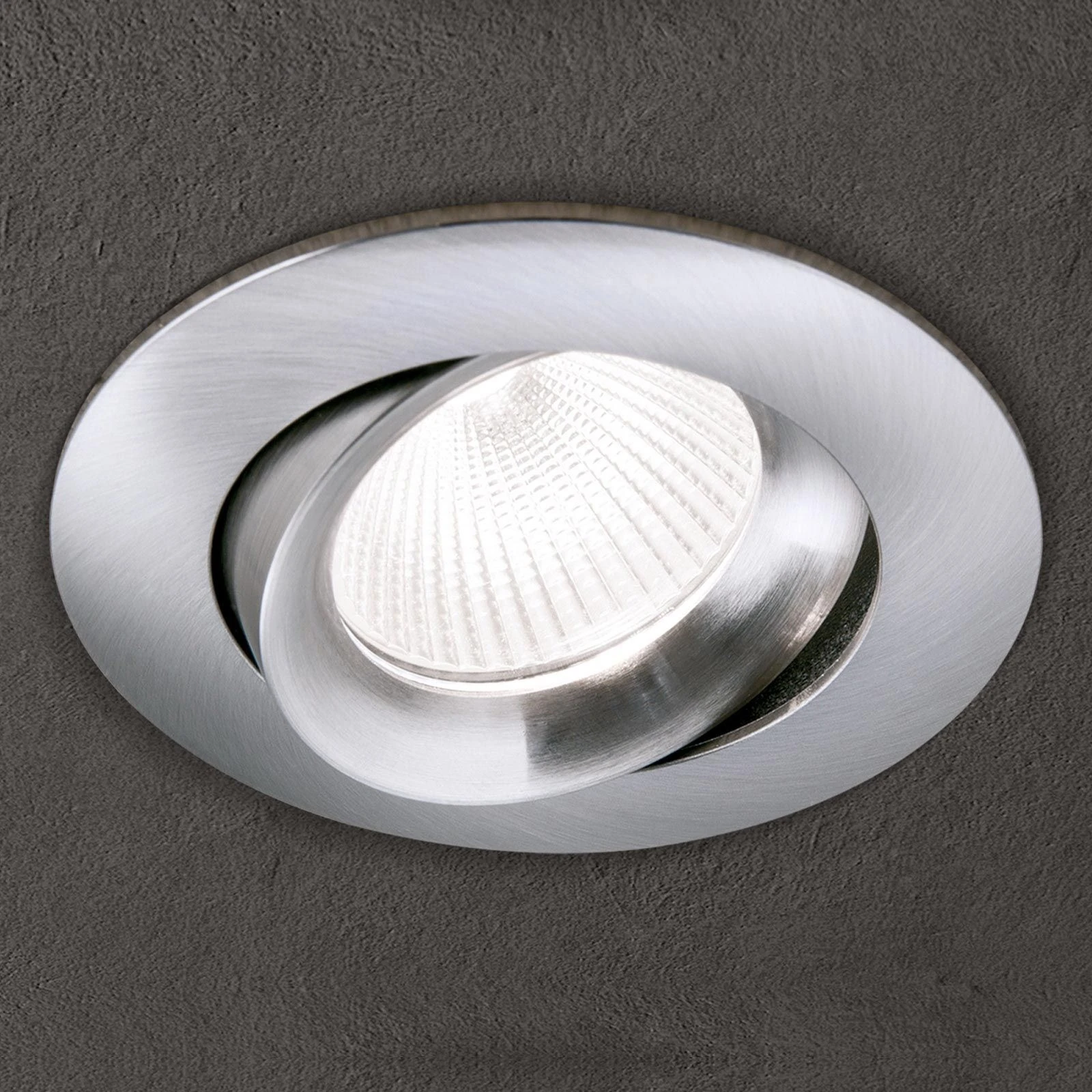 Ugradna spot lampa CHOICE, okrugla, satin hrom