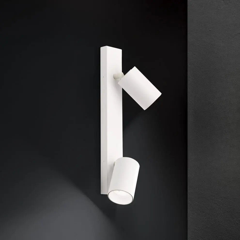 Spot lampa SEAN, 2 izvora svetla, bela